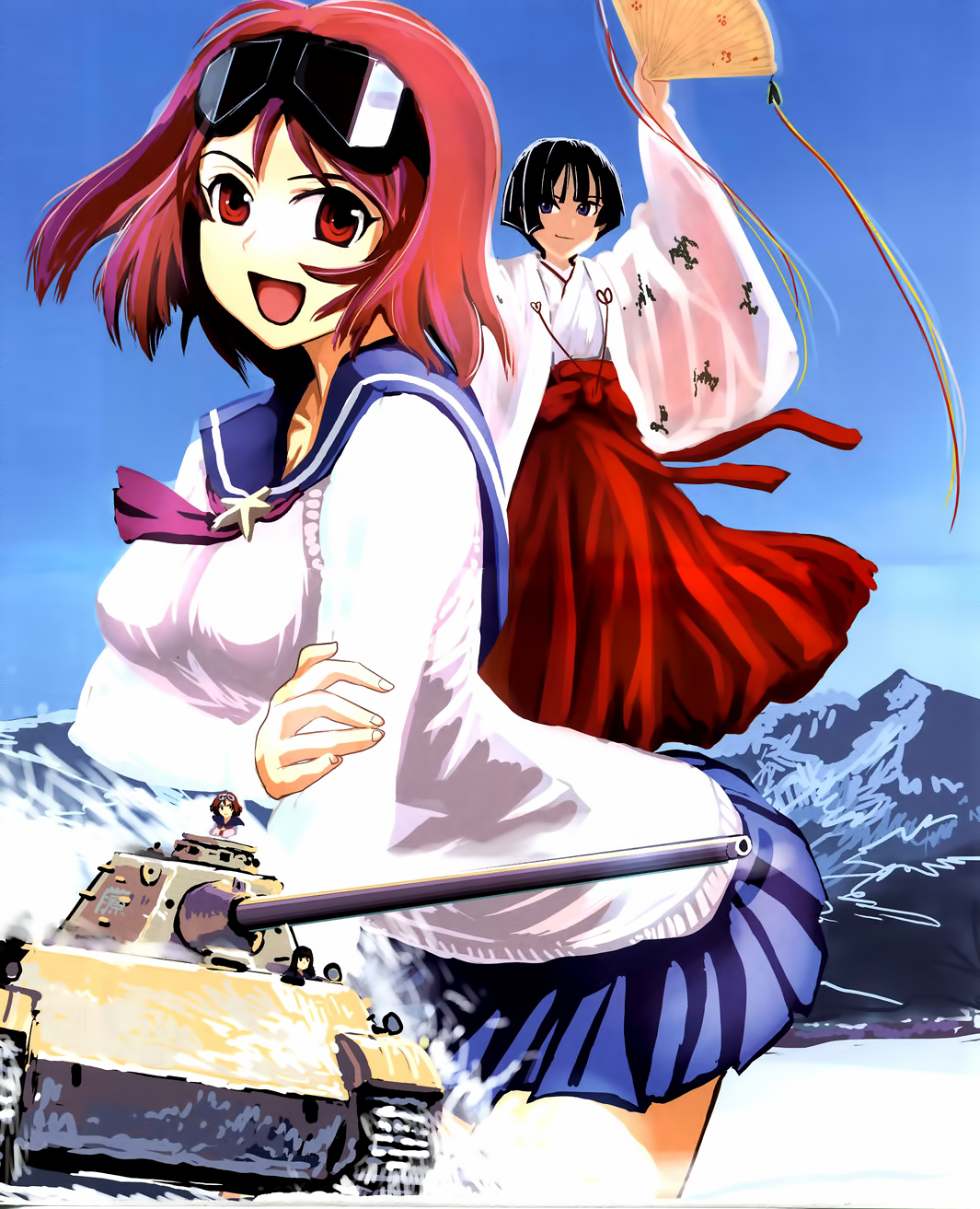 Sailor Fuku to Juusensha Chapter 17 page 4 - Chapter 17: To the Finals! Battle of the Summer Resort and Pandjandrum