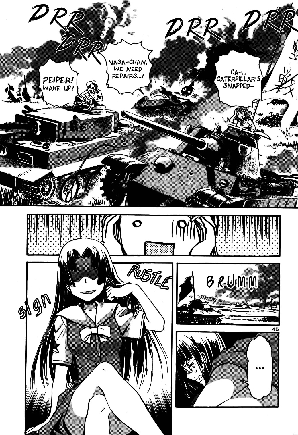 Sailor Fuku to Juusensha Chapter 17 page 46 - Chapter 17: To the Finals! Battle of the Summer Resort and Pandjandrum