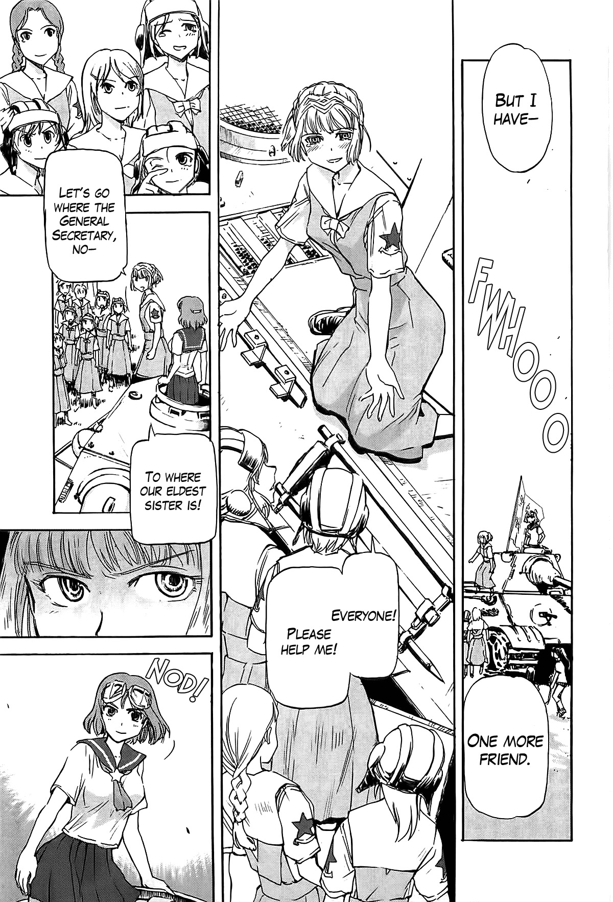 Sailor Fuku to Juusensha Chapter 18 page 10 - Chapter 18: Let's Settle This! The Strongest Tank Riders in Kanto!!
