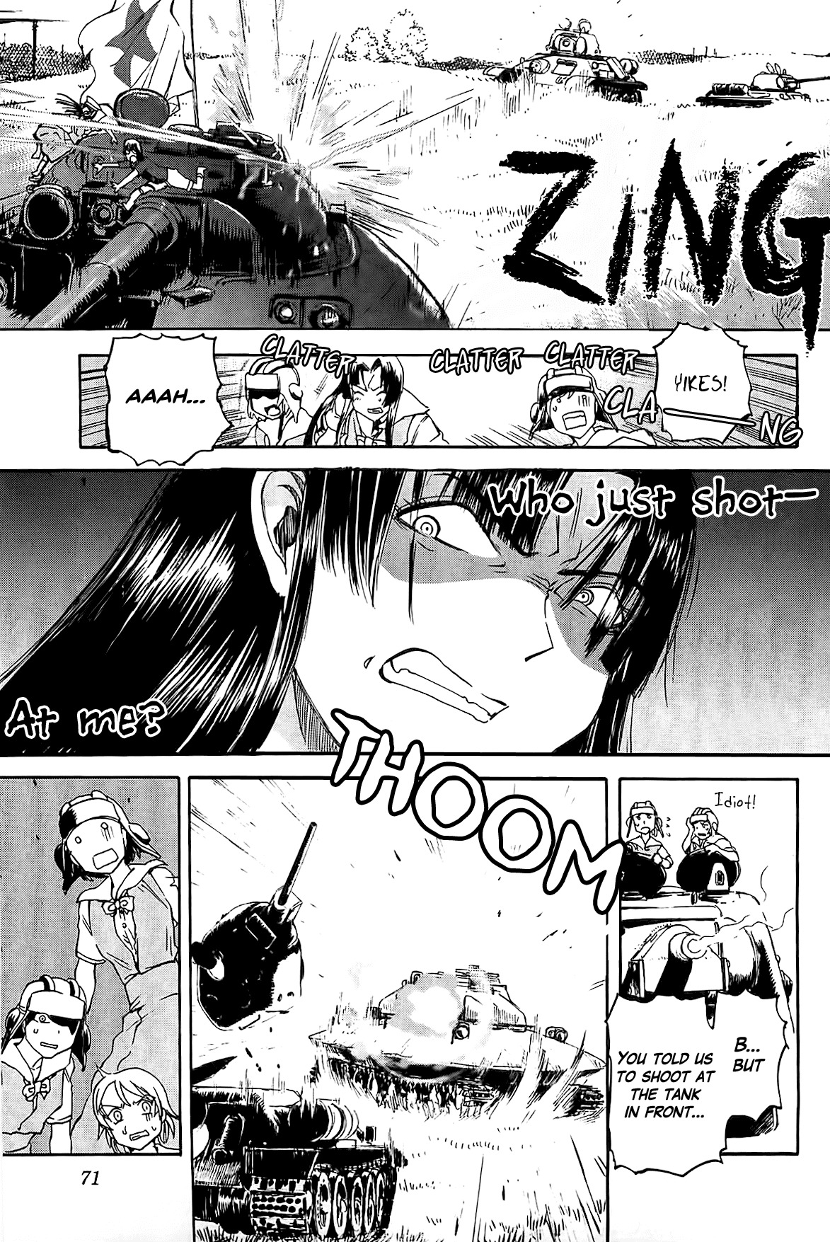 Sailor Fuku to Juusensha Chapter 18 page 21 - Chapter 18: Let's Settle This! The Strongest Tank Riders in Kanto!!