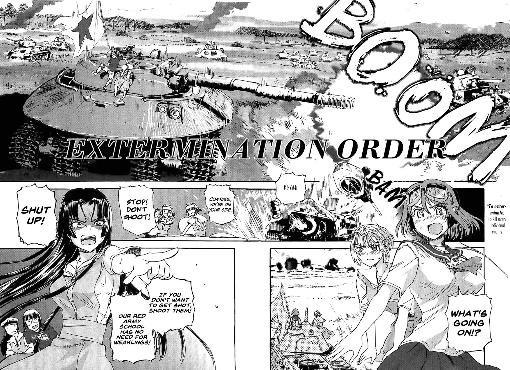 Sailor Fuku to Juusensha Chapter 18 page 22 - Chapter 18: Let's Settle This! The Strongest Tank Riders in Kanto!!