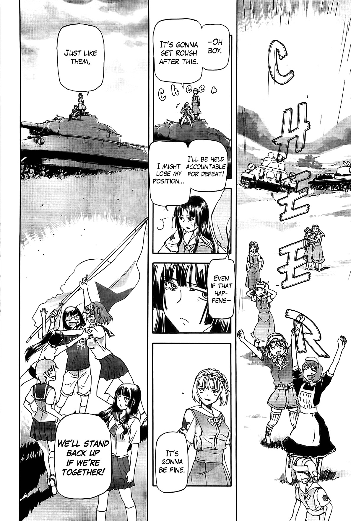 Sailor Fuku to Juusensha Chapter 18 page 36 - Chapter 18: Let's Settle This! The Strongest Tank Riders in Kanto!!