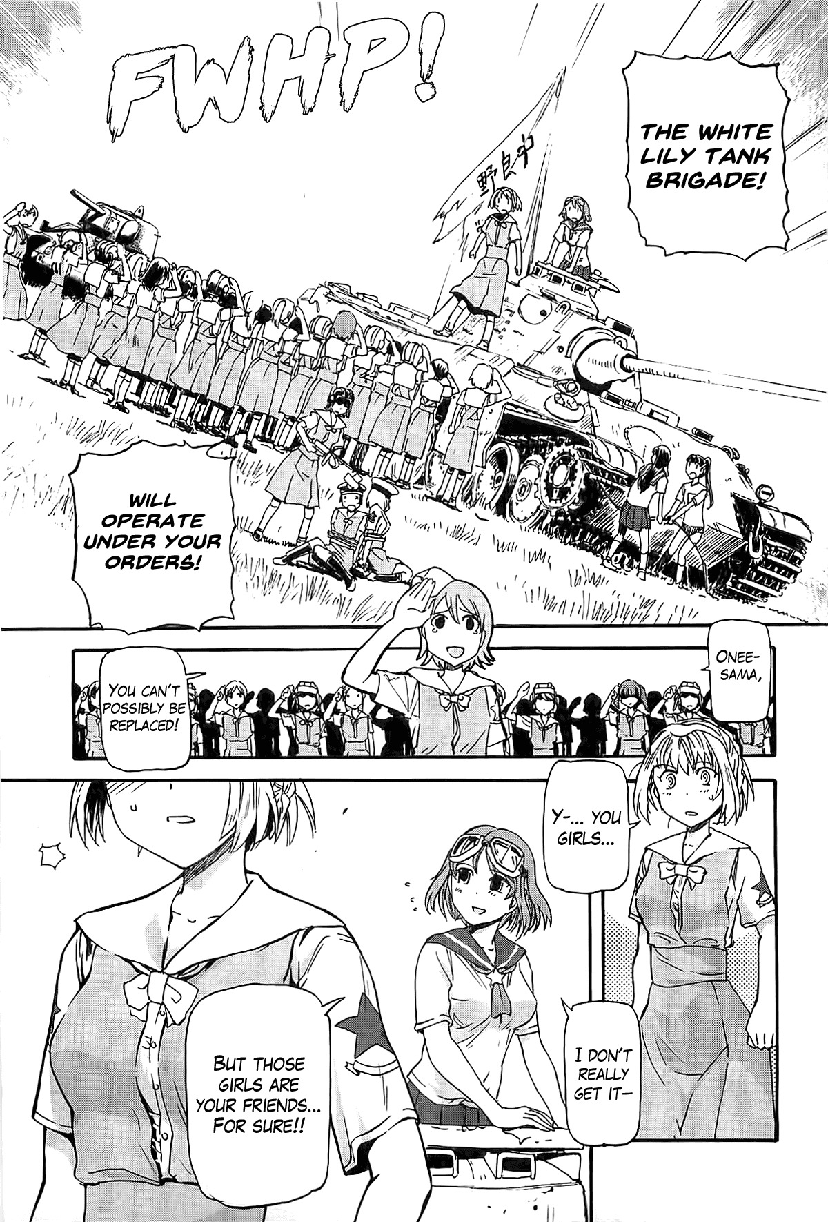 Sailor Fuku to Juusensha Chapter 18 page 8 - Chapter 18: Let's Settle This! The Strongest Tank Riders in Kanto!!