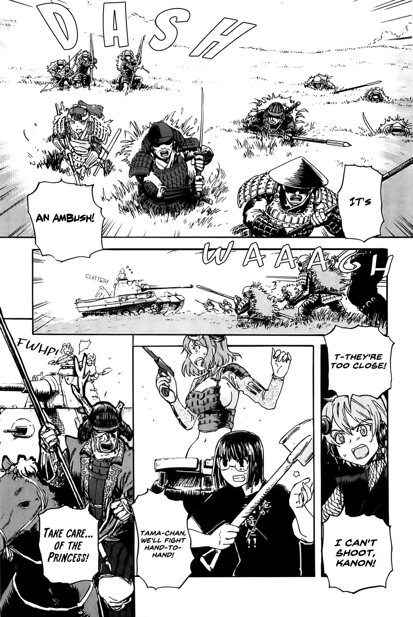 Sailor Fuku to Juusensha Chapter 19 page 10 - Chapter 19: Revolt! Sengoku Institute and the Battlefield Princess
