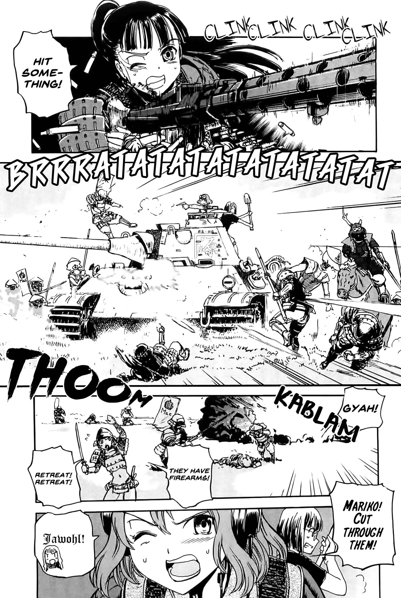 Sailor Fuku to Juusensha Chapter 19 page 14 - Chapter 19: Revolt! Sengoku Institute and the Battlefield Princess