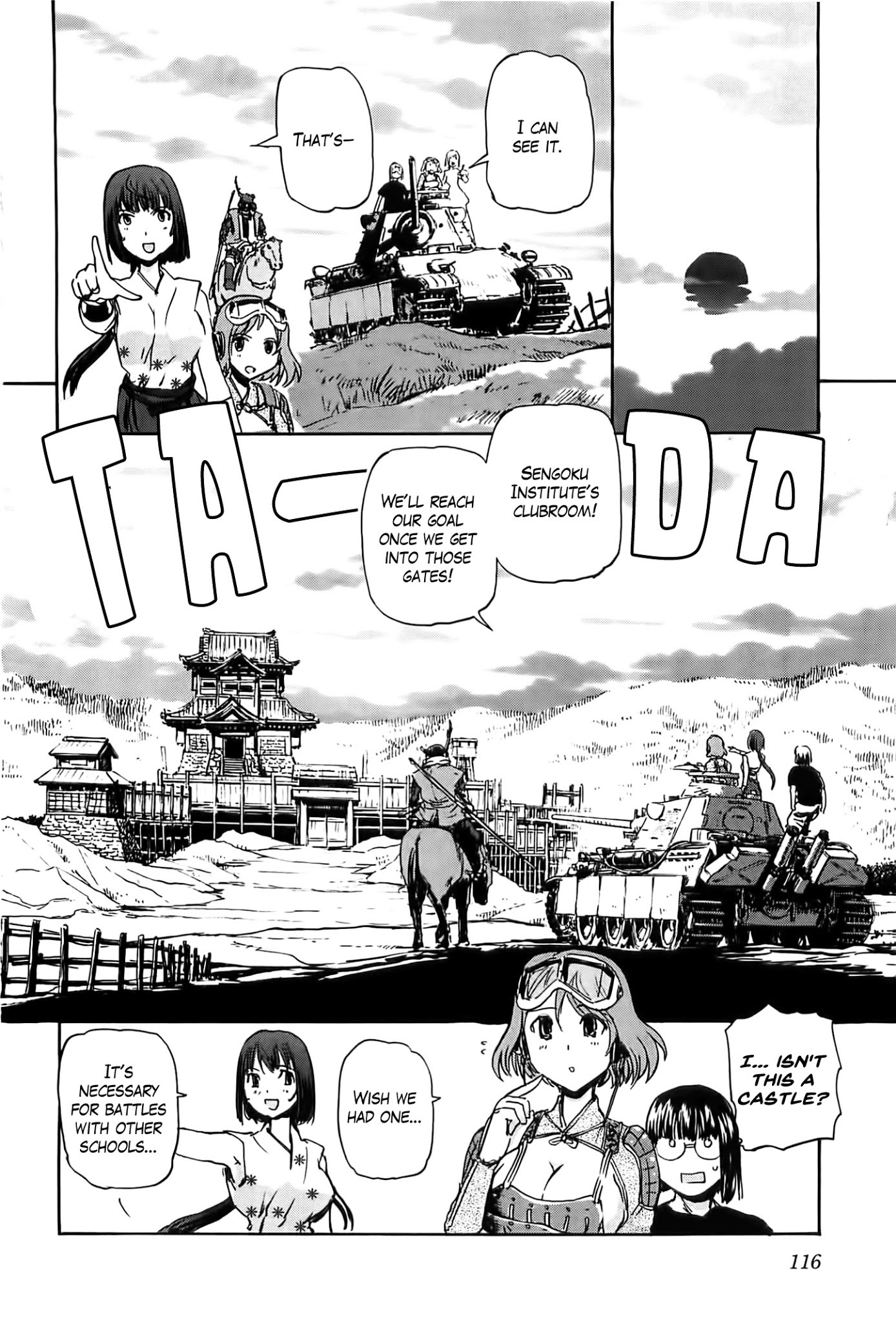 Sailor Fuku to Juusensha Chapter 19 page 21 - Chapter 19: Revolt! Sengoku Institute and the Battlefield Princess