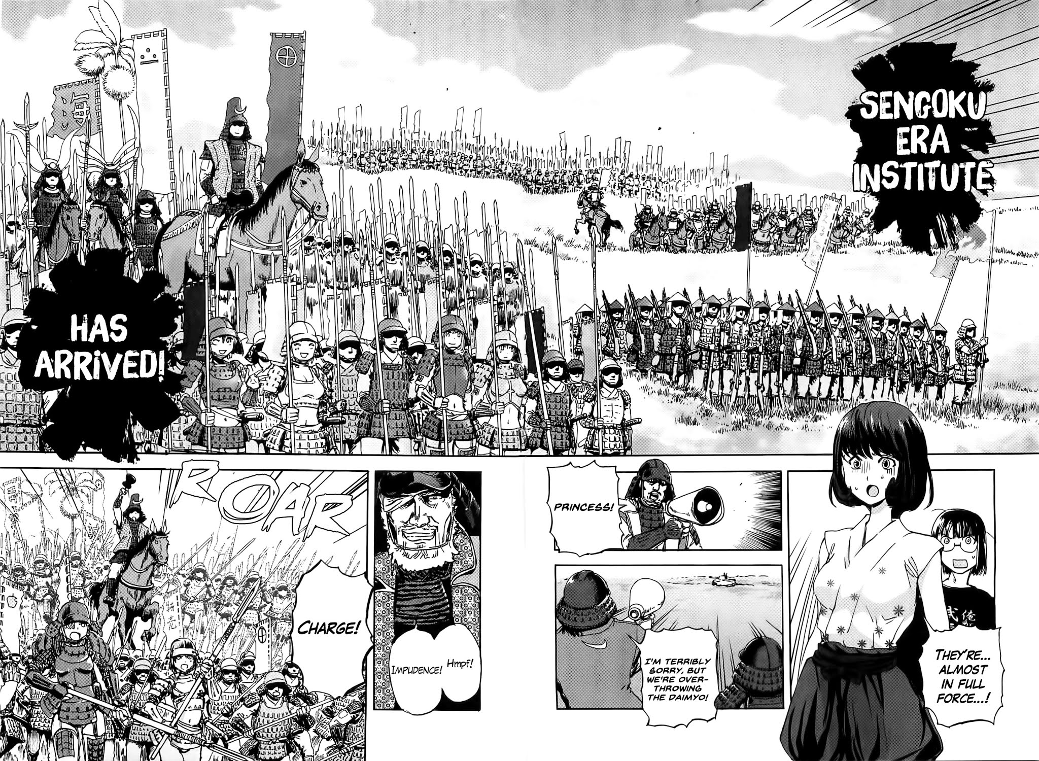 Sailor Fuku to Juusensha Chapter 19 page 23 - Chapter 19: Revolt! Sengoku Institute and the Battlefield Princess