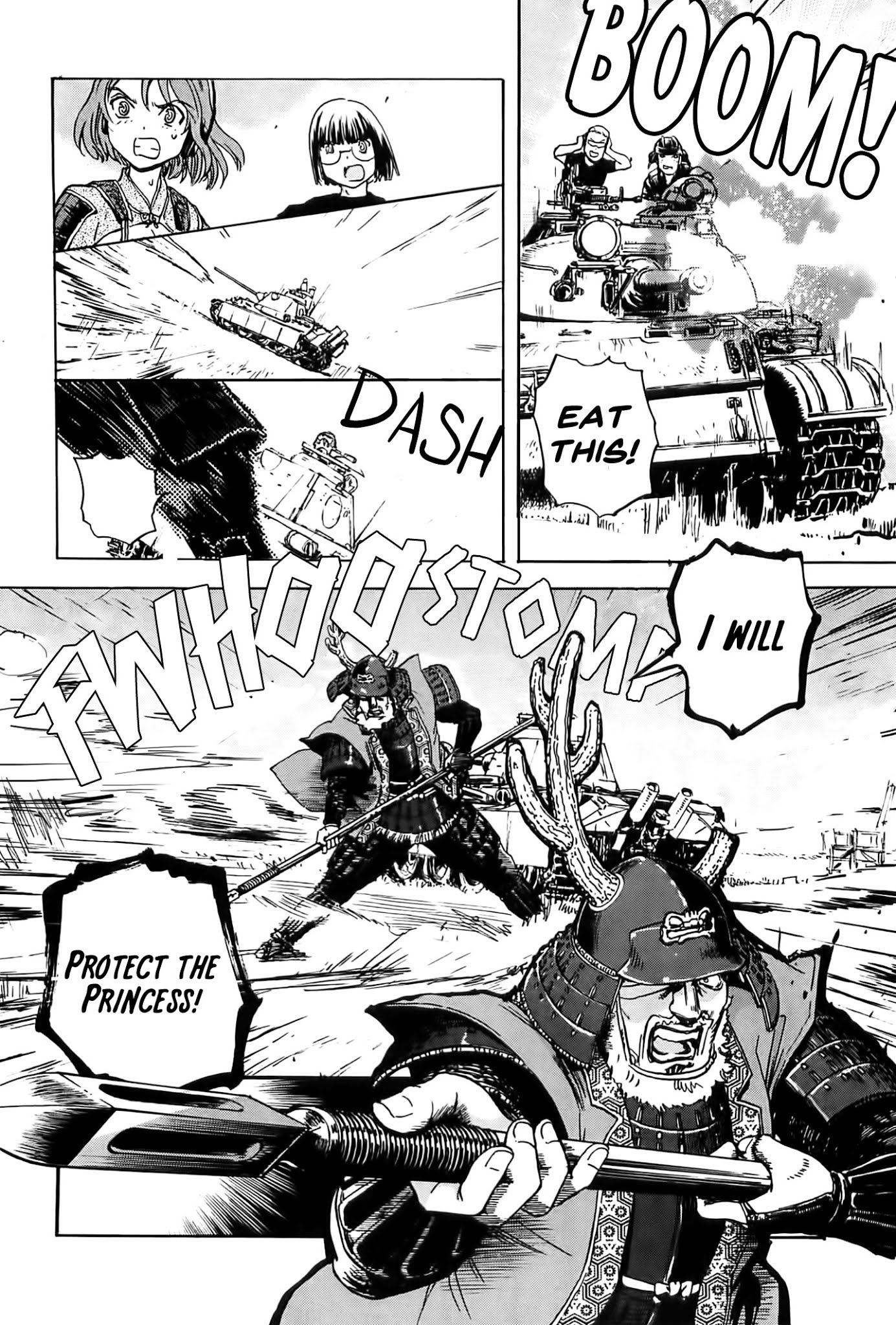 Sailor Fuku to Juusensha Chapter 19 page 28 - Chapter 19: Revolt! Sengoku Institute and the Battlefield Princess