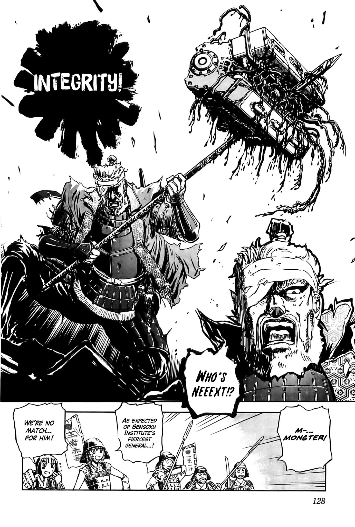 Sailor Fuku to Juusensha Chapter 19 page 32 - Chapter 19: Revolt! Sengoku Institute and the Battlefield Princess