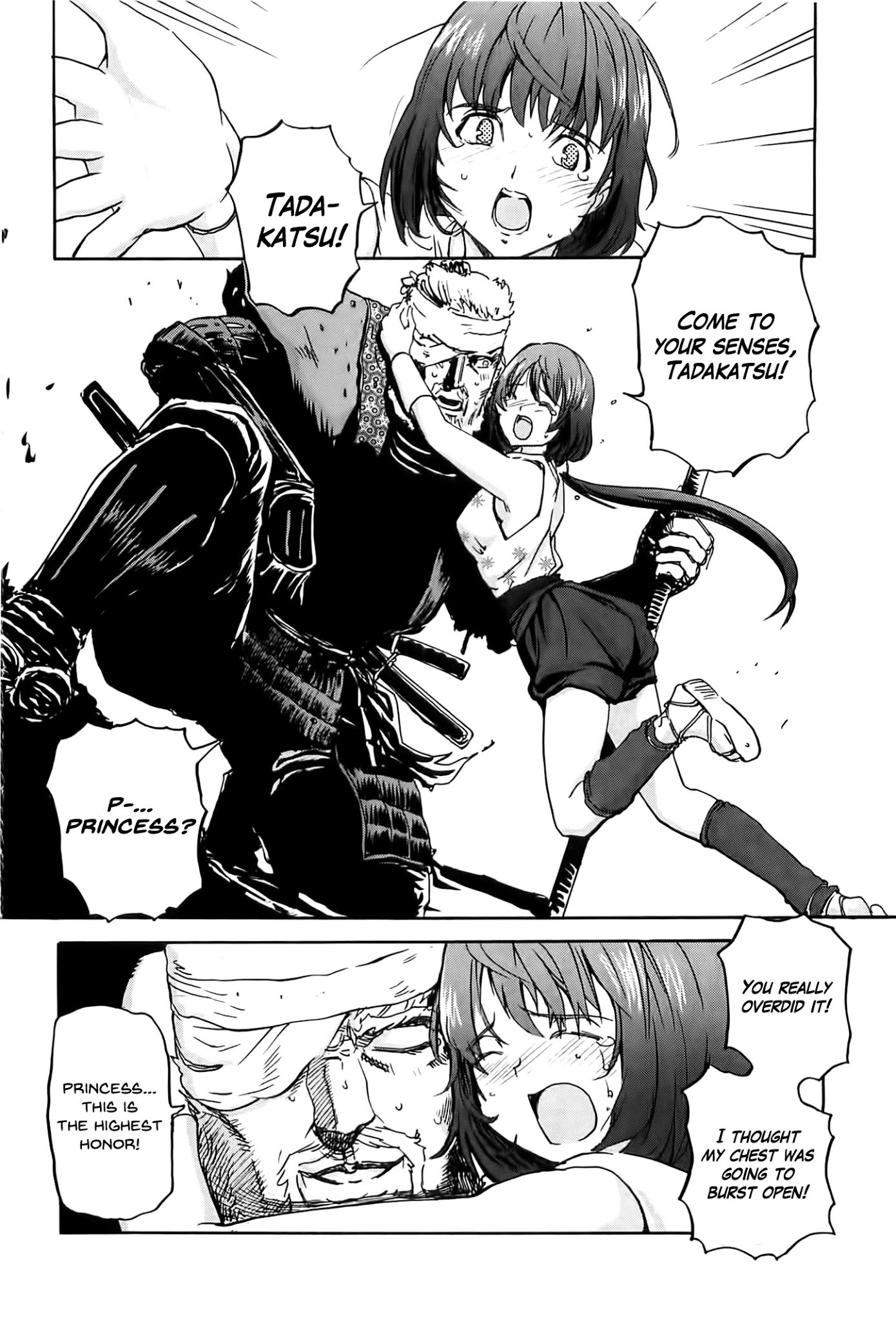 Sailor Fuku to Juusensha Chapter 19 page 34 - Chapter 19: Revolt! Sengoku Institute and the Battlefield Princess