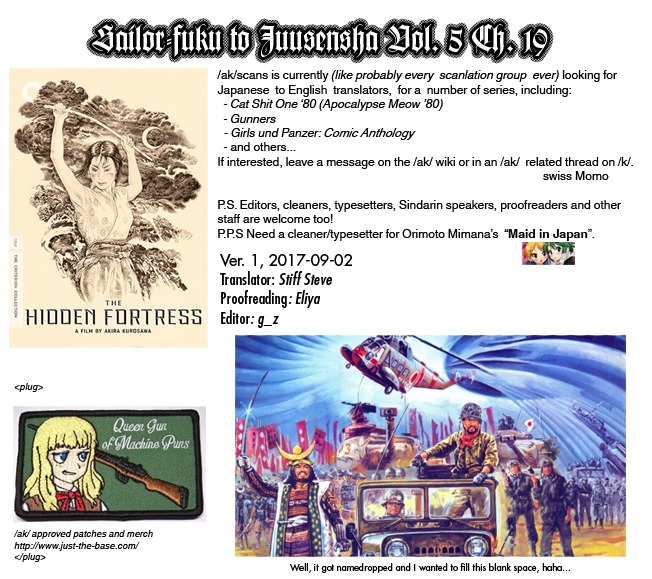Sailor Fuku to Juusensha Chapter 19 page 37 - Chapter 19: Revolt! Sengoku Institute and the Battlefield Princess