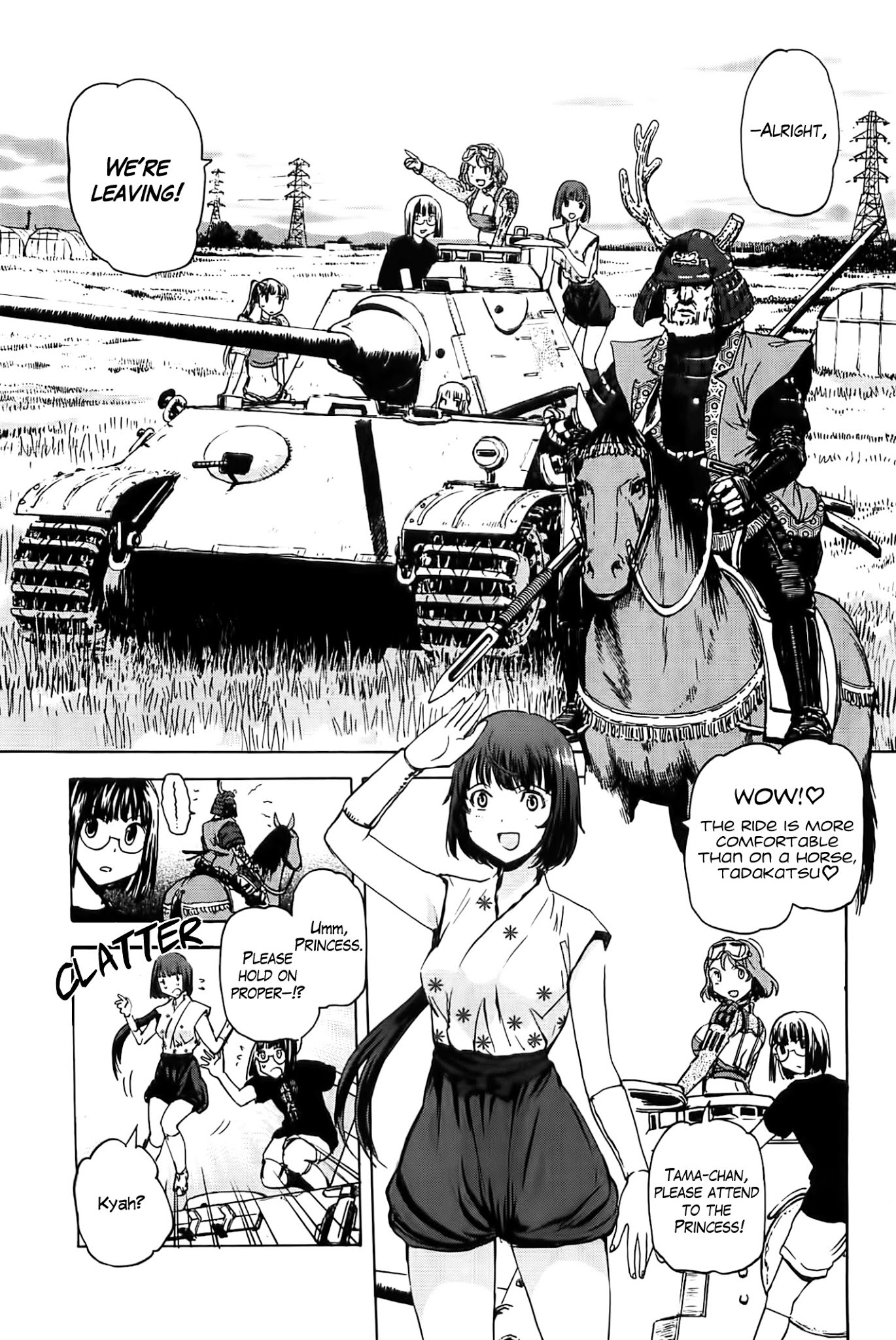 Sailor Fuku to Juusensha Chapter 19 page 6 - Chapter 19: Revolt! Sengoku Institute and the Battlefield Princess
