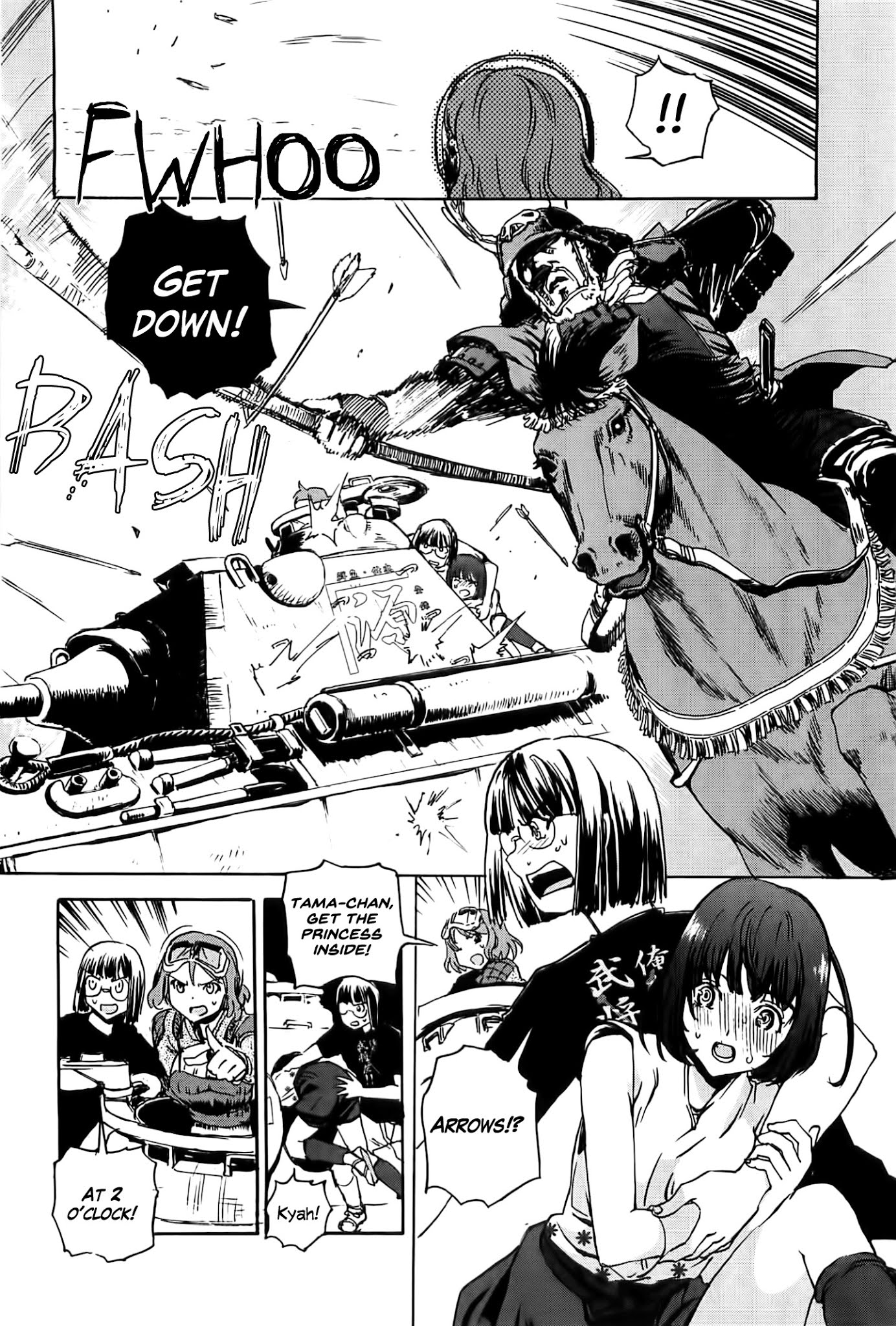 Sailor Fuku to Juusensha Chapter 19 page 9 - Chapter 19: Revolt! Sengoku Institute and the Battlefield Princess