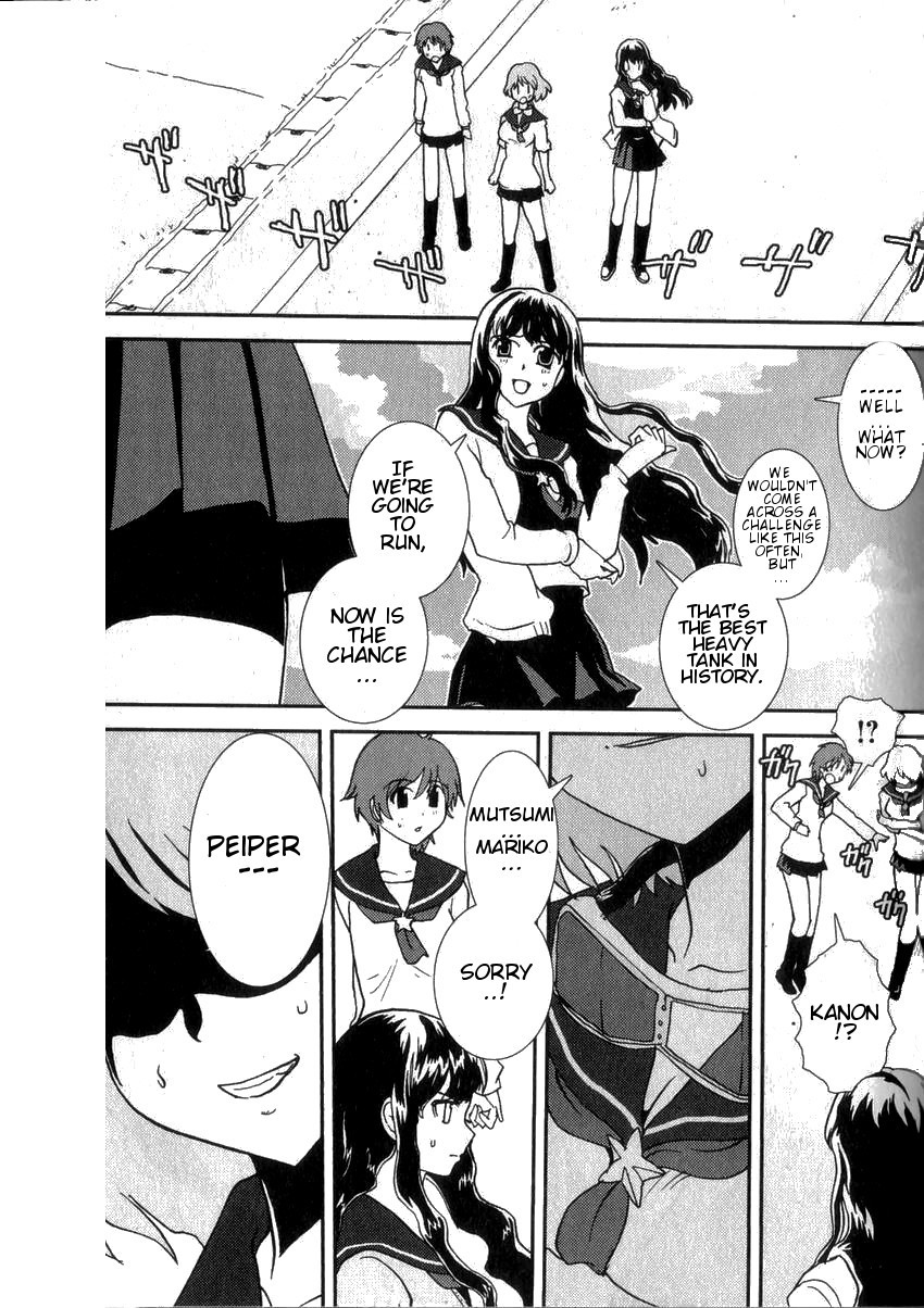 Sailor Fuku to Juusensha Chapter 2 page 15 - Chapter 2: Play the Game! Peiper-chan and Heavy Tank!