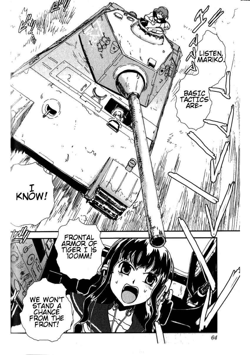 Sailor Fuku to Juusensha Chapter 2 page 24 - Chapter 2: Play the Game! Peiper-chan and Heavy Tank!