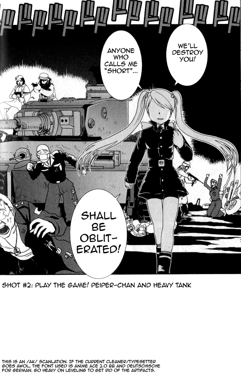 Sailor Fuku to Juusensha Chapter 2 page 4 - Chapter 2: Play the Game! Peiper-chan and Heavy Tank!