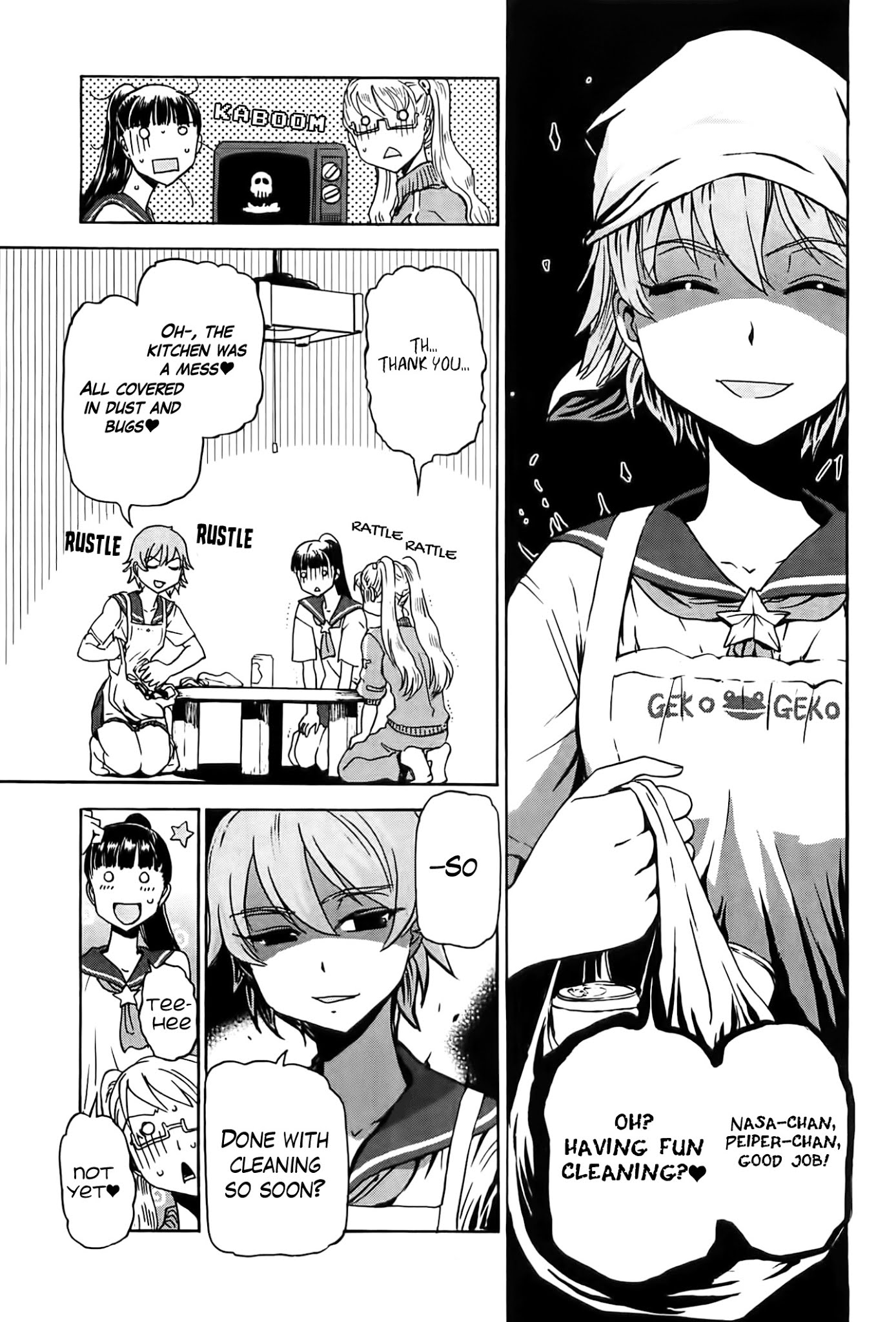 Sailor Fuku to Juusensha Chapter 20 page 14 - Chapter 20: Reform! The Story of a Clubhouse Construction and 4,5 Tatami Mats (Ver. 2)