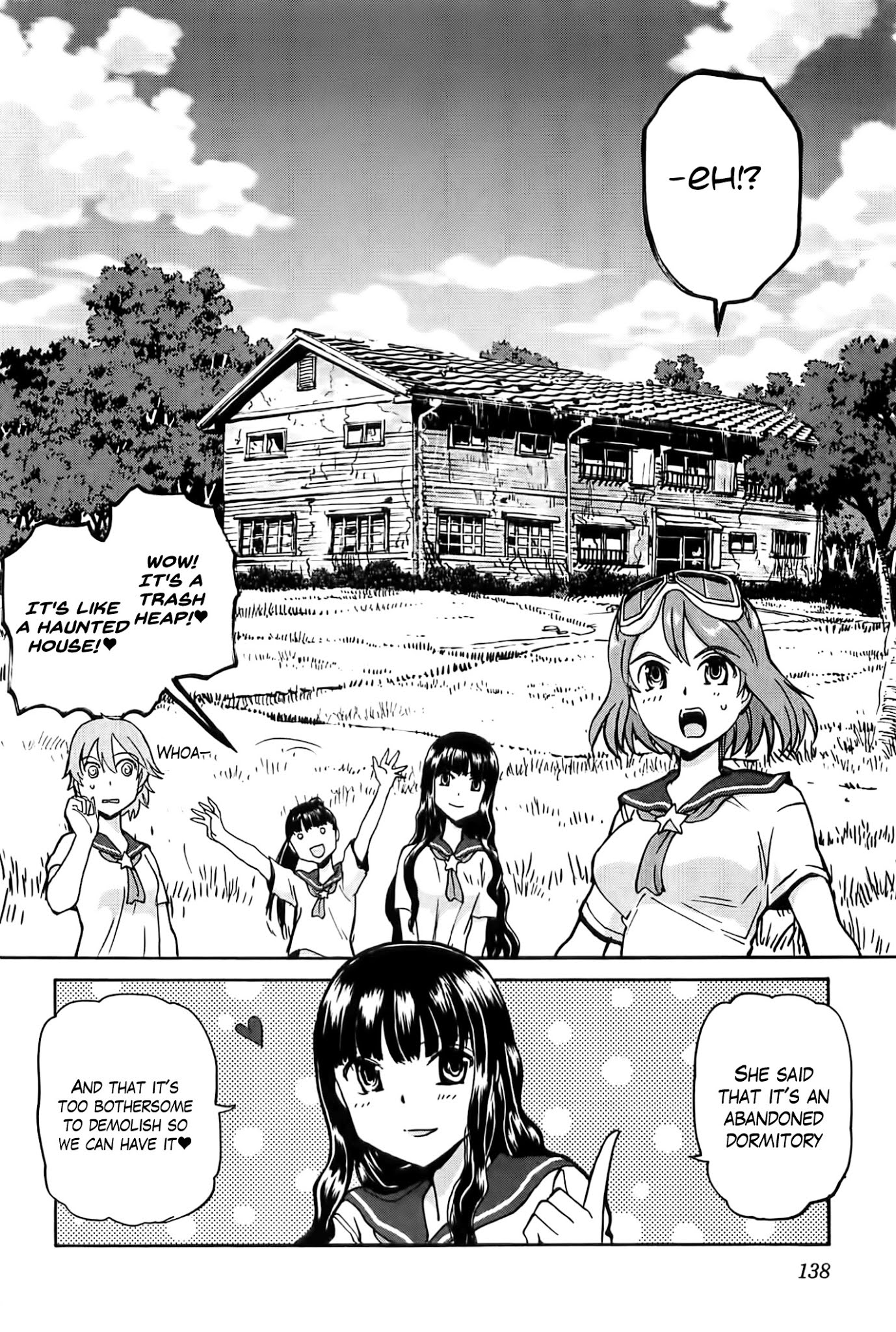 Sailor Fuku to Juusensha Chapter 20 page 5 - Chapter 20: Reform! The Story of a Clubhouse Construction and 4,5 Tatami Mats (Ver. 2)