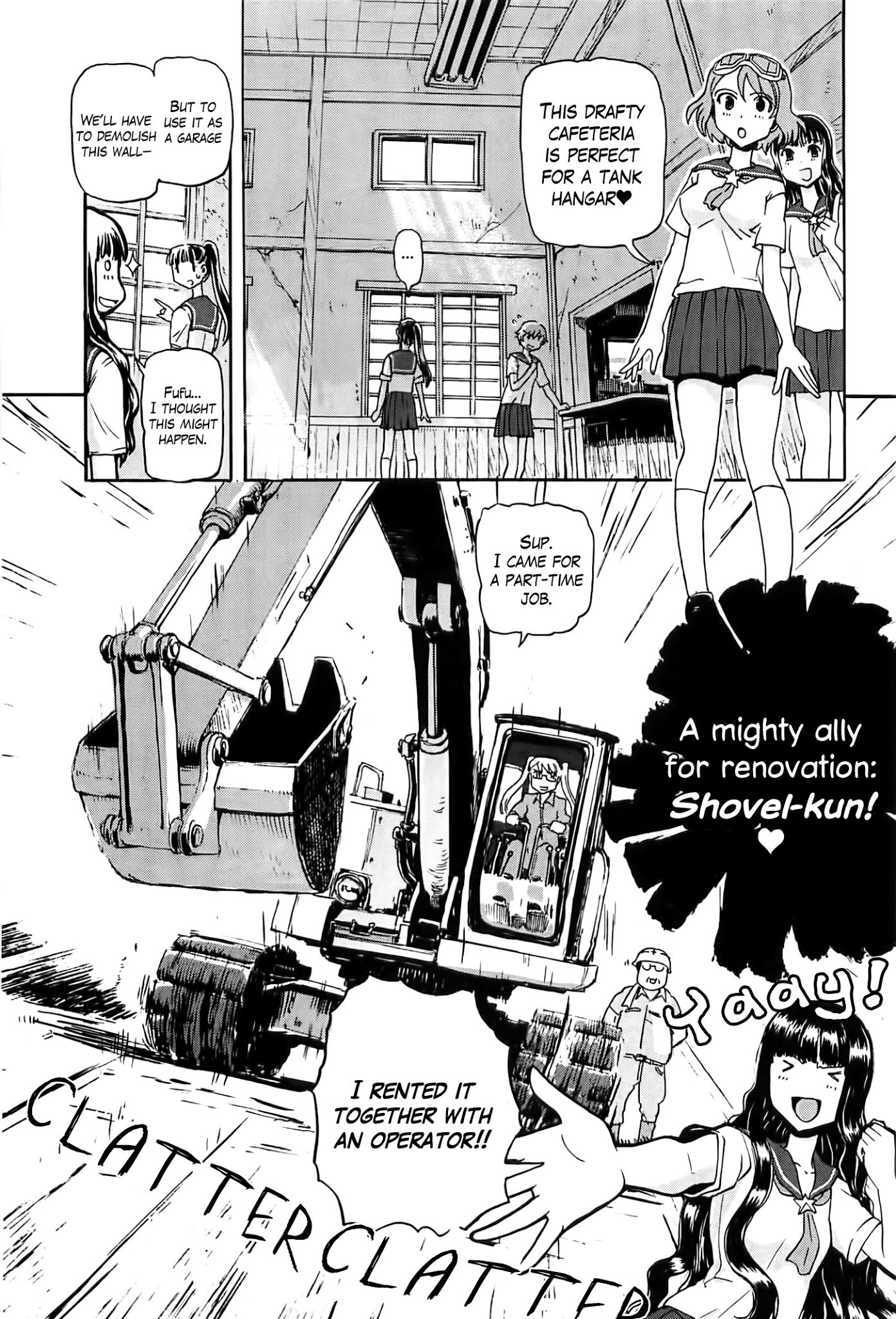 Sailor Fuku to Juusensha Chapter 20 page 6 - Chapter 20: Reform! The Story of a Clubhouse Construction and 4,5 Tatami Mats (Ver. 2)