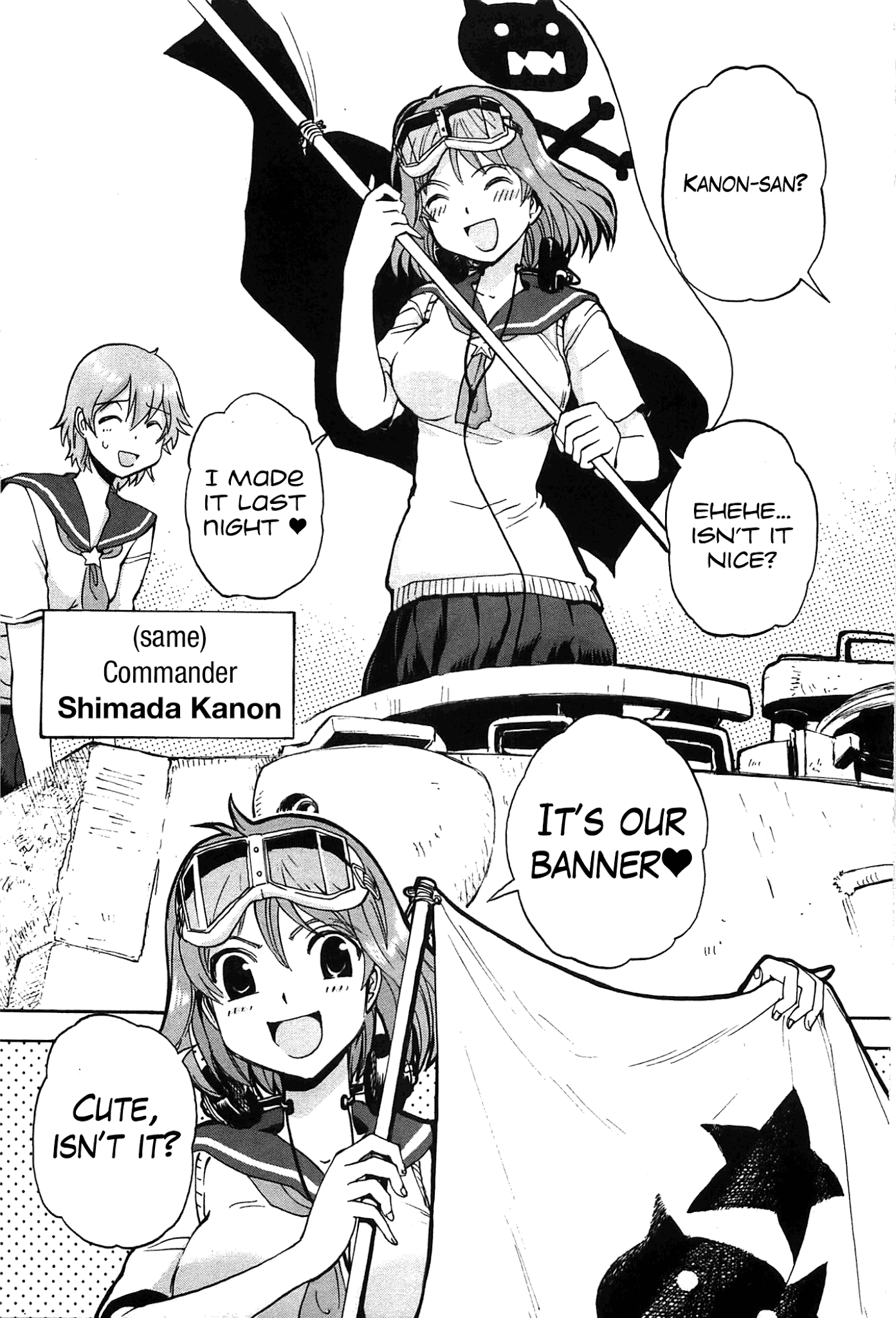 Sailor Fuku to Juusensha Chapter 21 page 10 - Chapter 21: Sortie! Nora Middle Schools Tank Fanclub