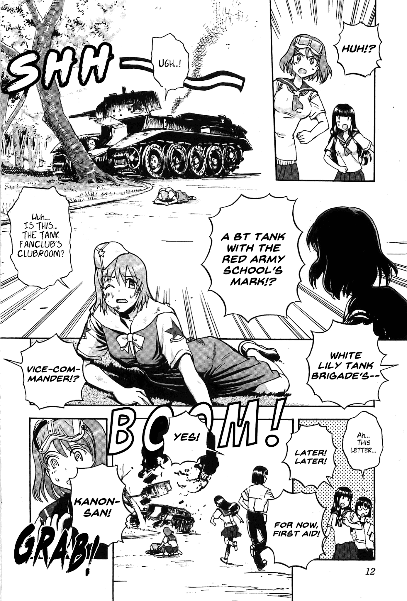 Sailor Fuku to Juusensha Chapter 21 page 15 - Chapter 21: Sortie! Nora Middle Schools Tank Fanclub