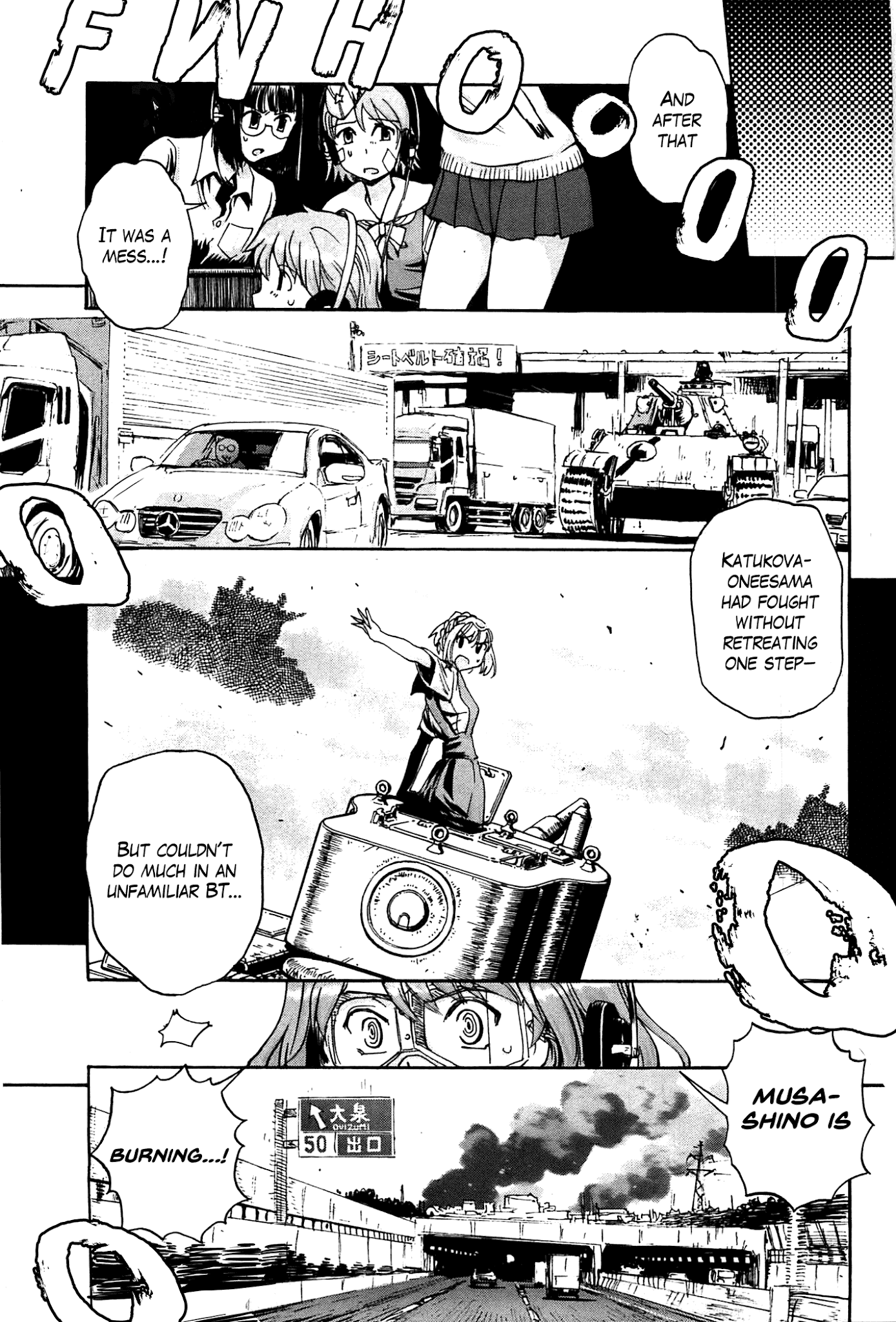 Sailor Fuku to Juusensha Chapter 21 page 22 - Chapter 21: Sortie! Nora Middle Schools Tank Fanclub
