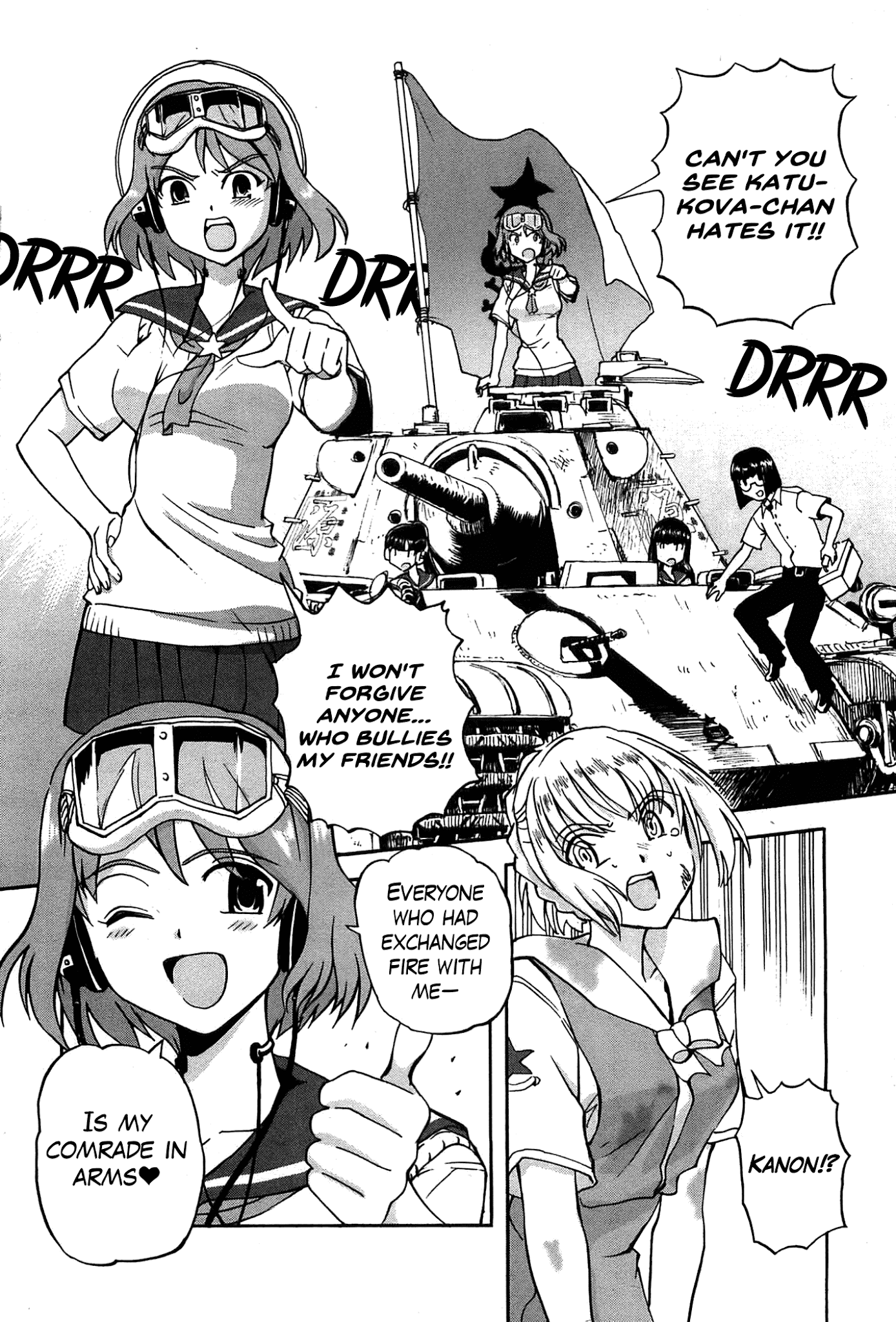Sailor Fuku to Juusensha Chapter 21 page 27 - Chapter 21: Sortie! Nora Middle Schools Tank Fanclub