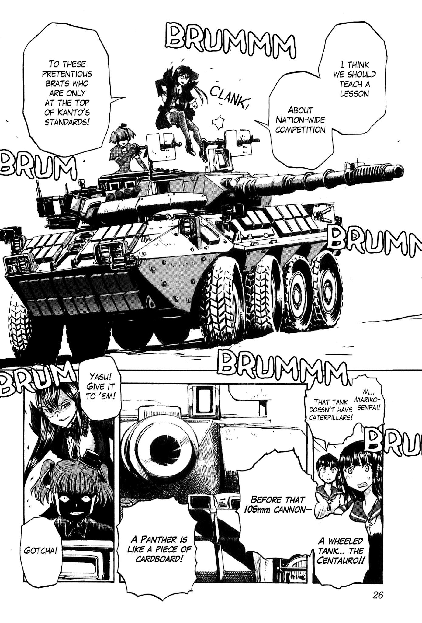 Sailor Fuku to Juusensha Chapter 21 page 29 - Chapter 21: Sortie! Nora Middle Schools Tank Fanclub