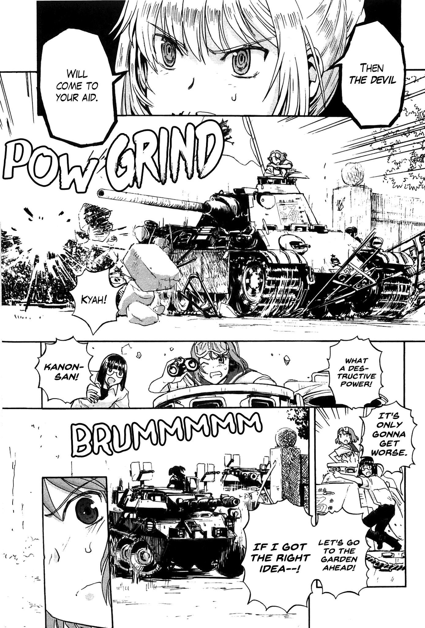 Sailor Fuku to Juusensha Chapter 21 page 32 - Chapter 21: Sortie! Nora Middle Schools Tank Fanclub