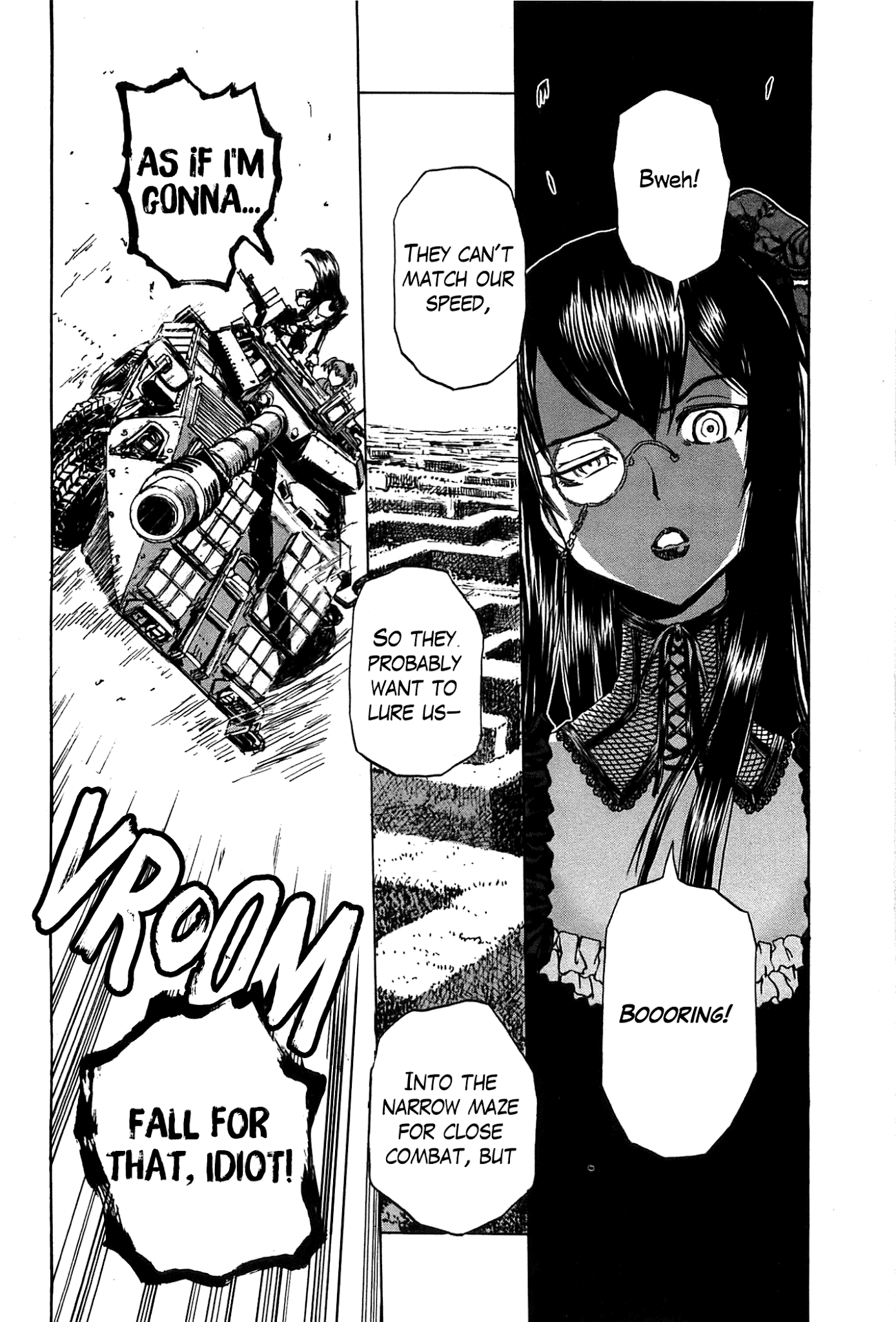 Sailor Fuku to Juusensha Chapter 21 page 35 - Chapter 21: Sortie! Nora Middle Schools Tank Fanclub