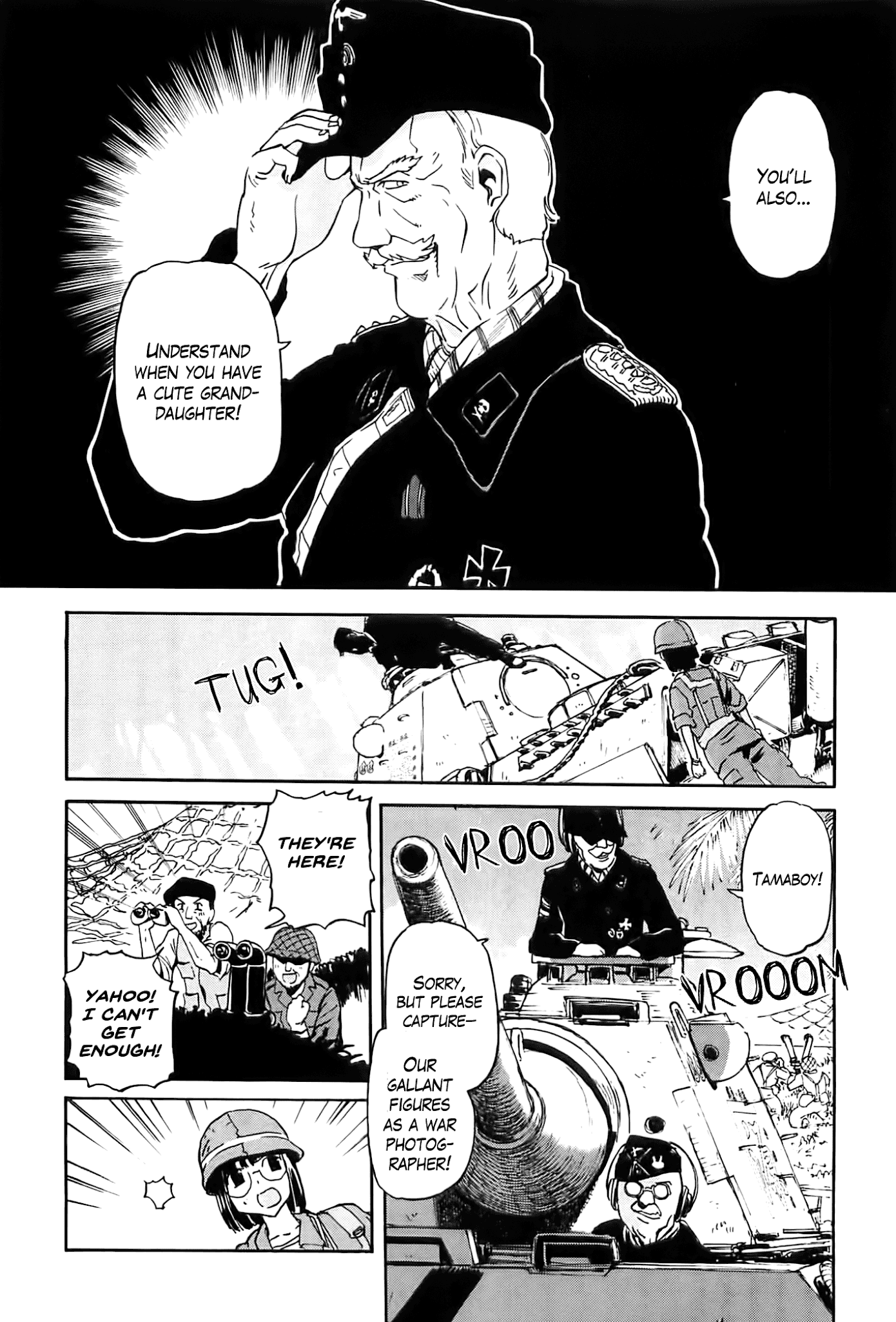 Sailor Fuku to Juusensha Chapter 23 page 14 - Chapter 23: Inherit! Grandfather's Gallant(?) Figure and a Friend fro...