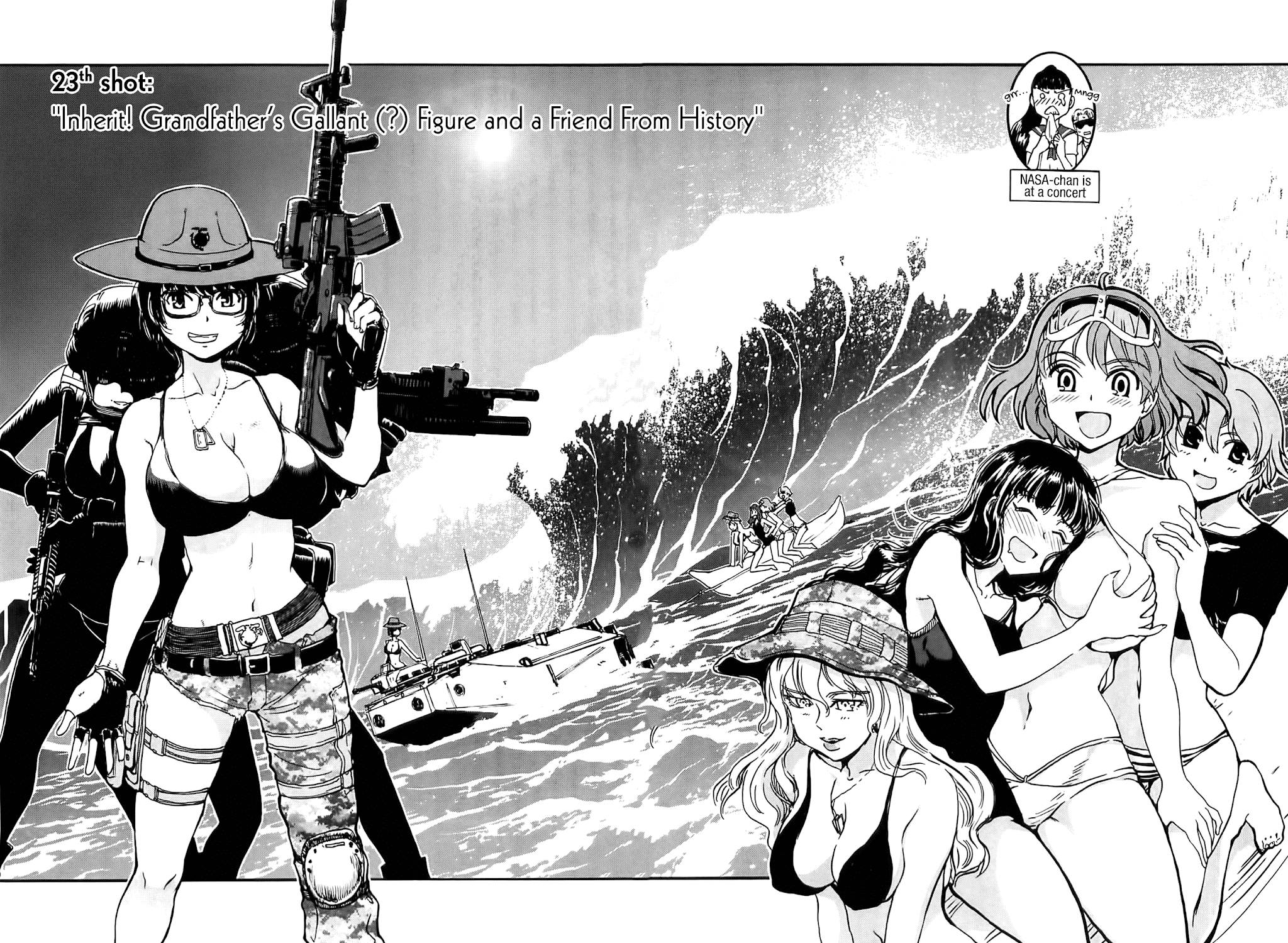 Sailor Fuku to Juusensha Chapter 23 page 2 - Chapter 23: Inherit! Grandfather's Gallant(?) Figure and a Friend fro...