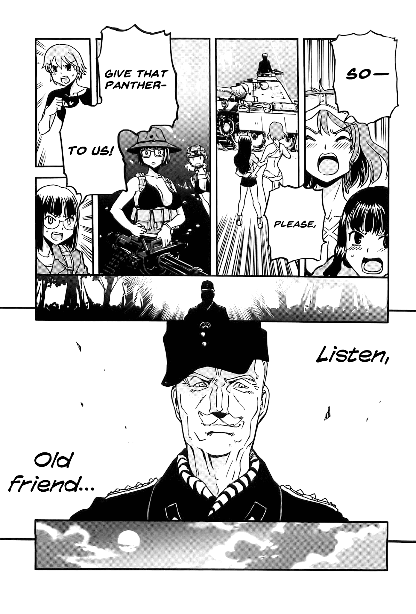 Sailor Fuku to Juusensha Chapter 23 page 25 - Chapter 23: Inherit! Grandfather's Gallant(?) Figure and a Friend fro...