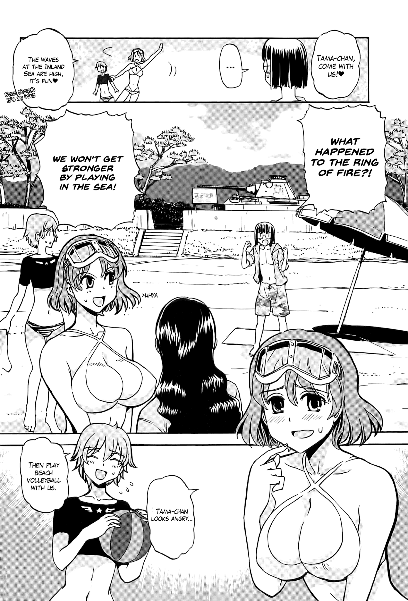 Sailor Fuku to Juusensha Chapter 23 page 3 - Chapter 23: Inherit! Grandfather's Gallant(?) Figure and a Friend fro...
