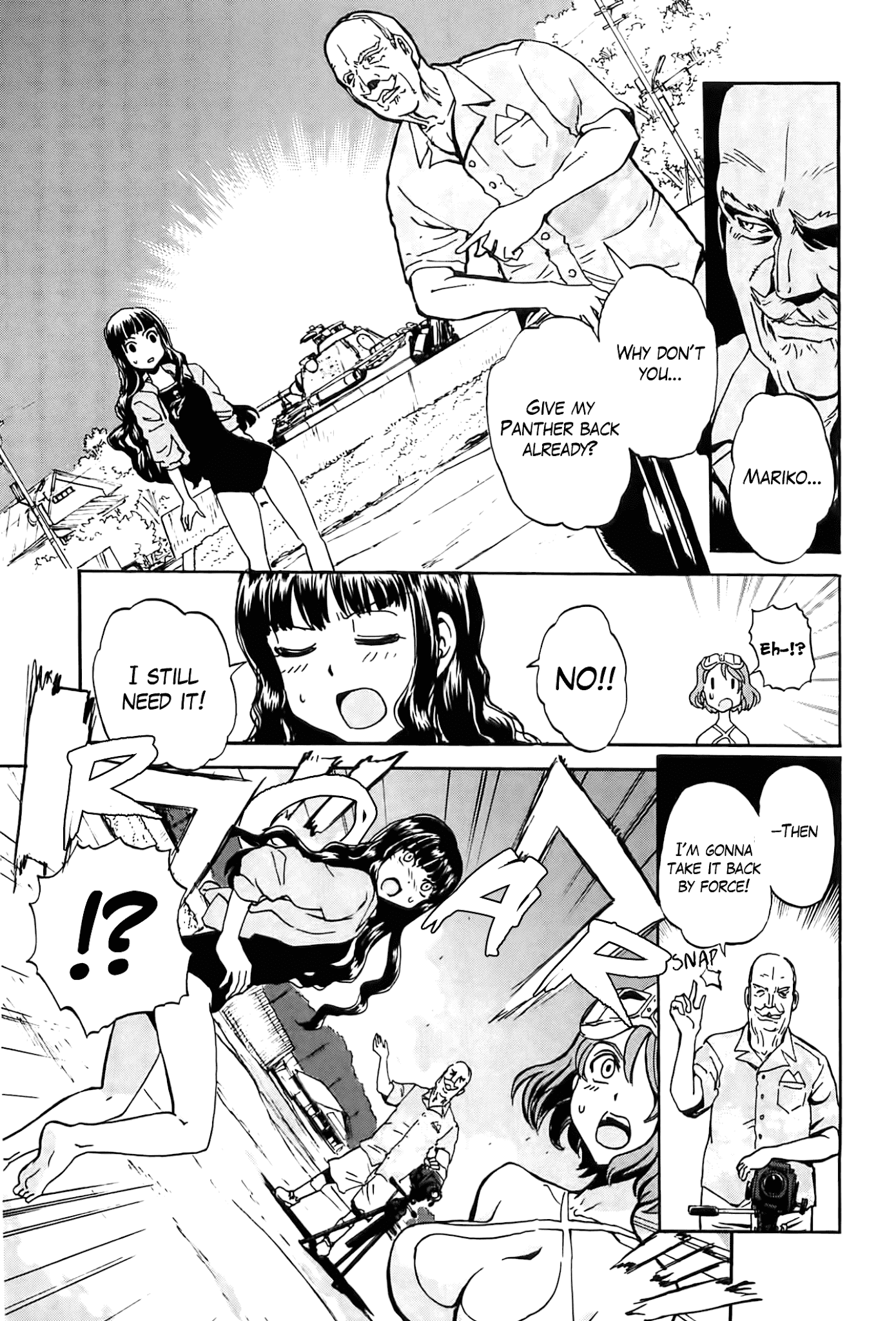 Sailor Fuku to Juusensha Chapter 23 page 6 - Chapter 23: Inherit! Grandfather's Gallant(?) Figure and a Friend fro...