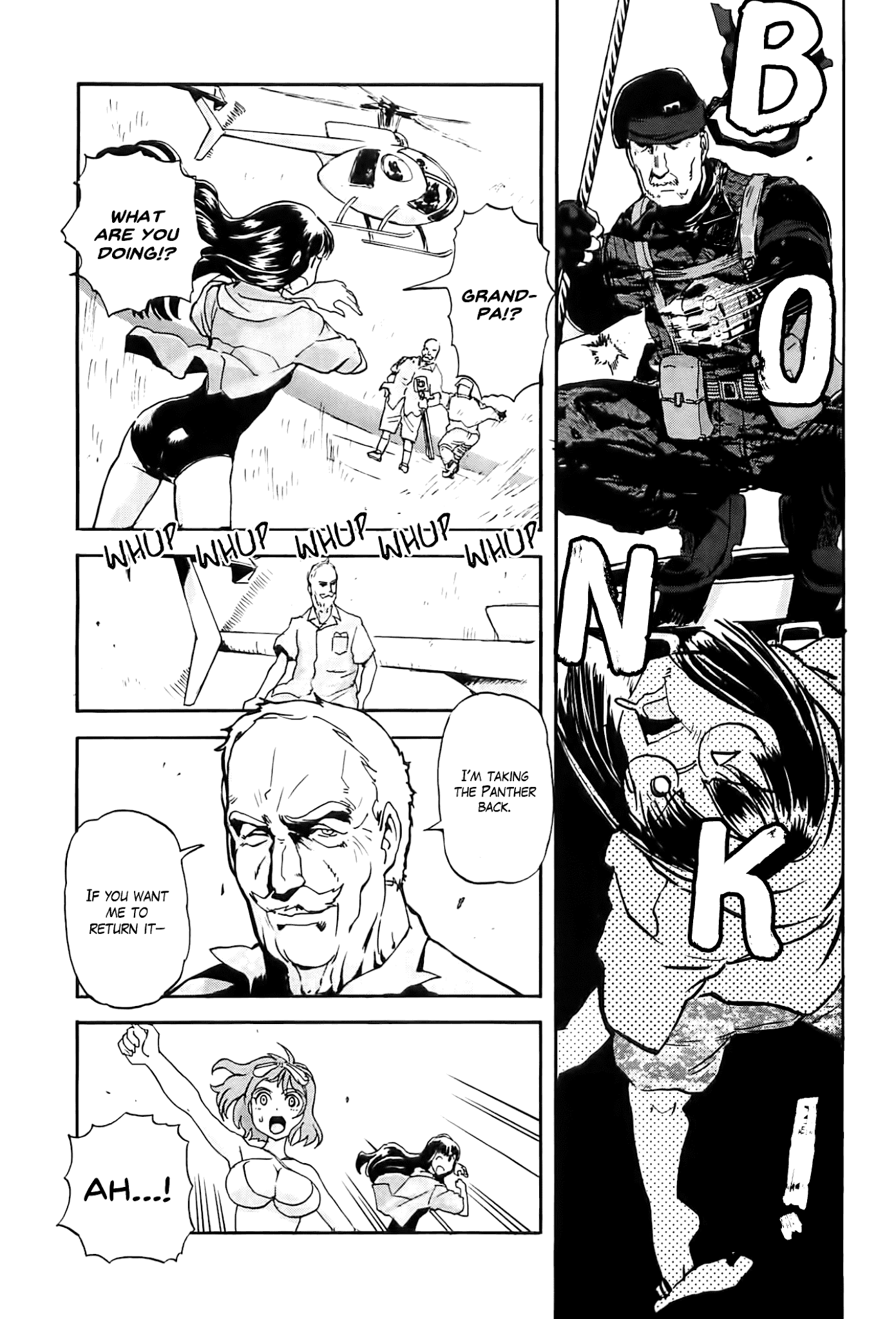 Sailor Fuku to Juusensha Chapter 23 page 8 - Chapter 23: Inherit! Grandfather's Gallant(?) Figure and a Friend fro...