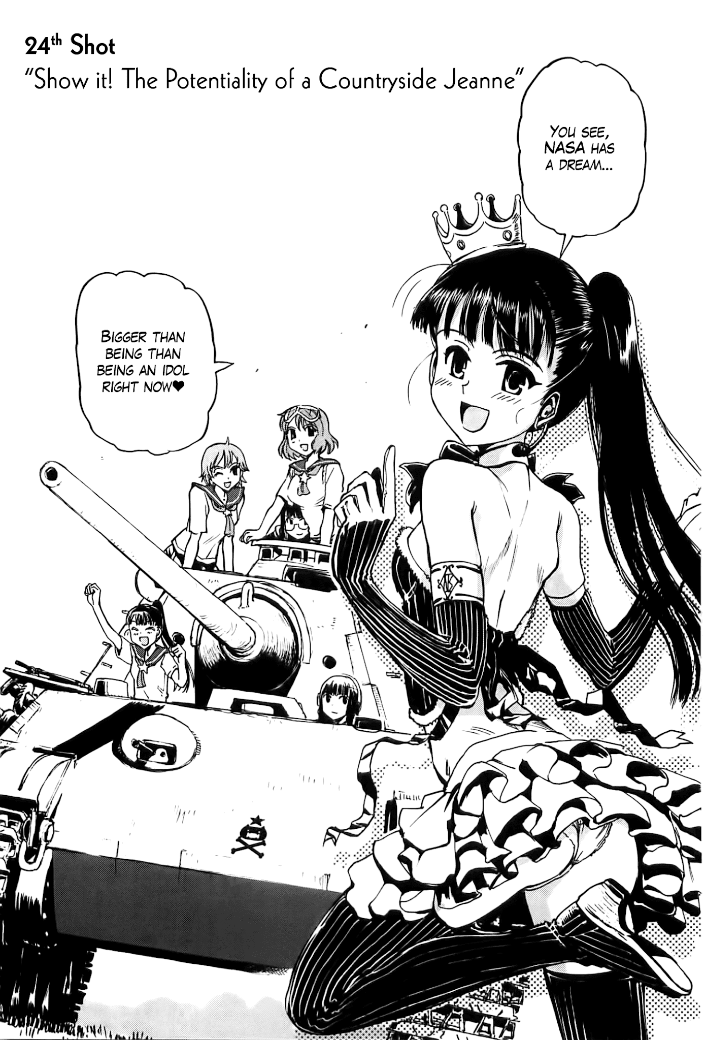 Sailor Fuku to Juusensha Chapter 24 page 2 - Chapter 24: Show It! The Potentiality of a Countryside Jeanne.