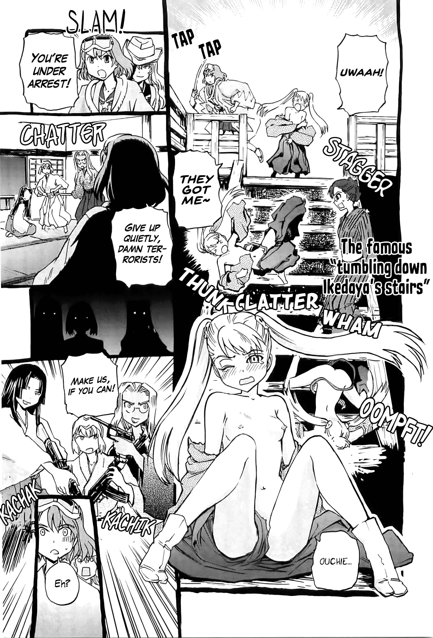 Sailor Fuku to Juusensha Chapter 25.5 page 3 - Chapter 25.5: Sailor-fuku & Ikedaya Incident