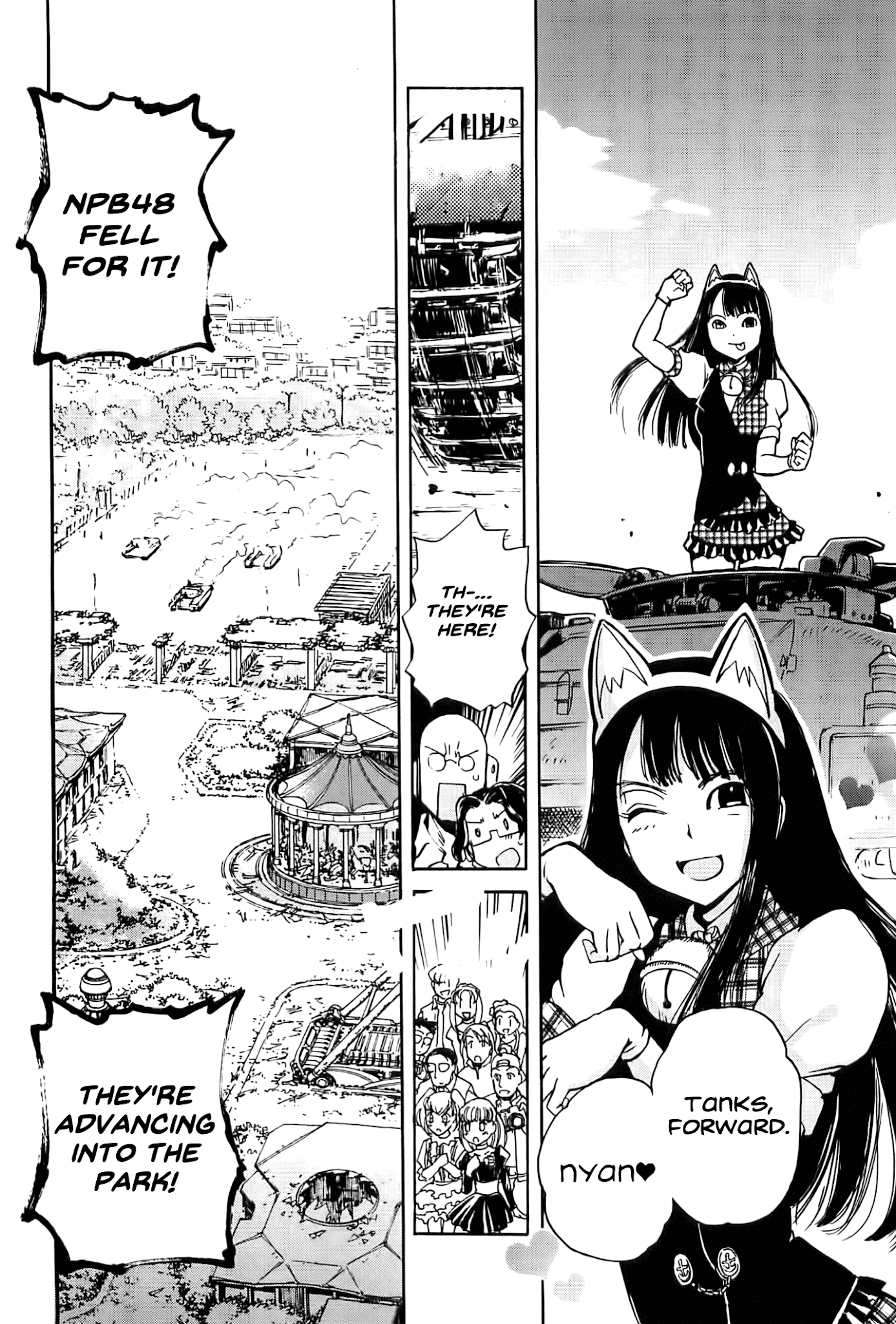 Sailor Fuku to Juusensha Chapter 25 page 10 - Chapter 25: See It Through! The Strongest Tank Brigade in Osaka