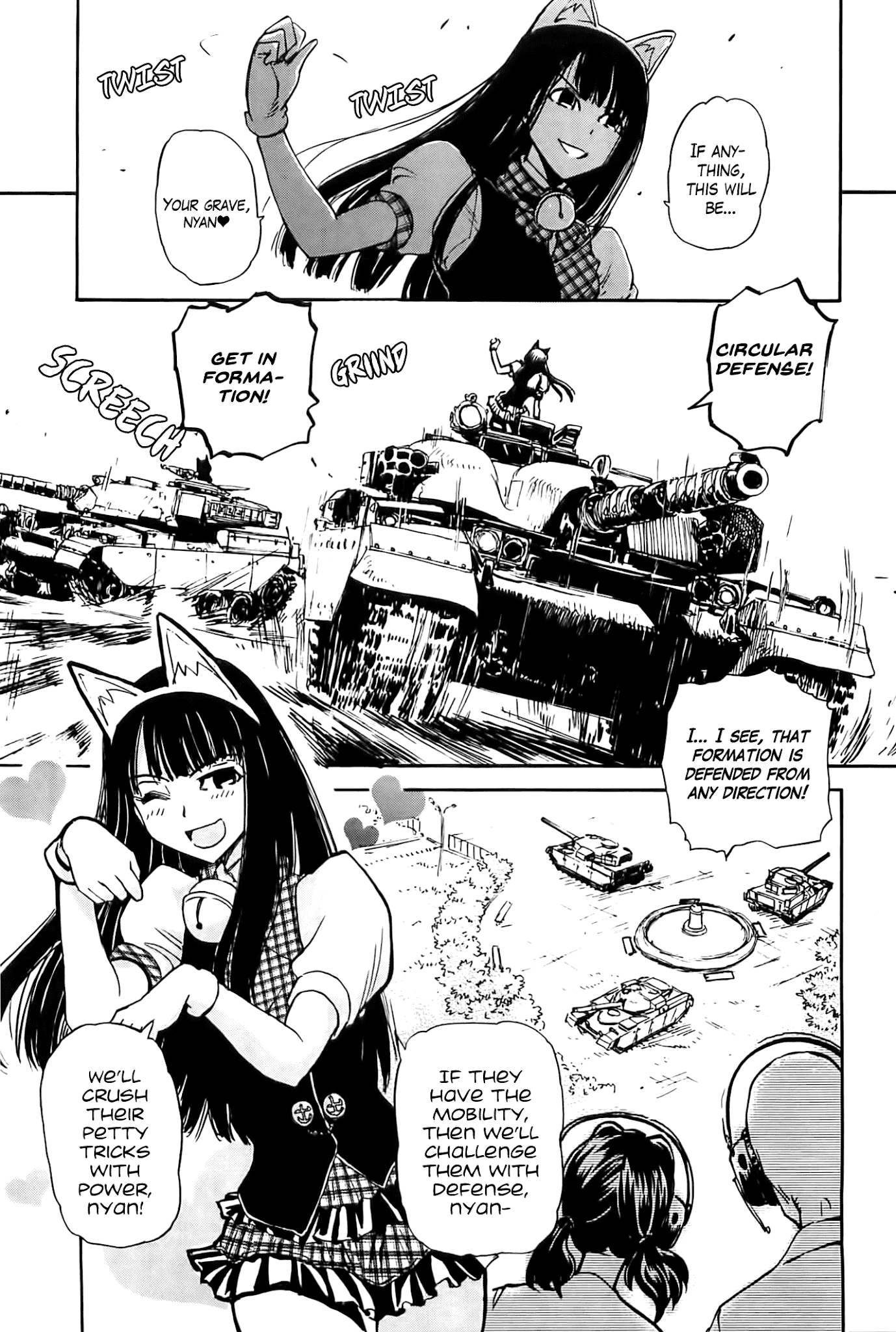 Sailor Fuku to Juusensha Chapter 25 page 11 - Chapter 25: See It Through! The Strongest Tank Brigade in Osaka