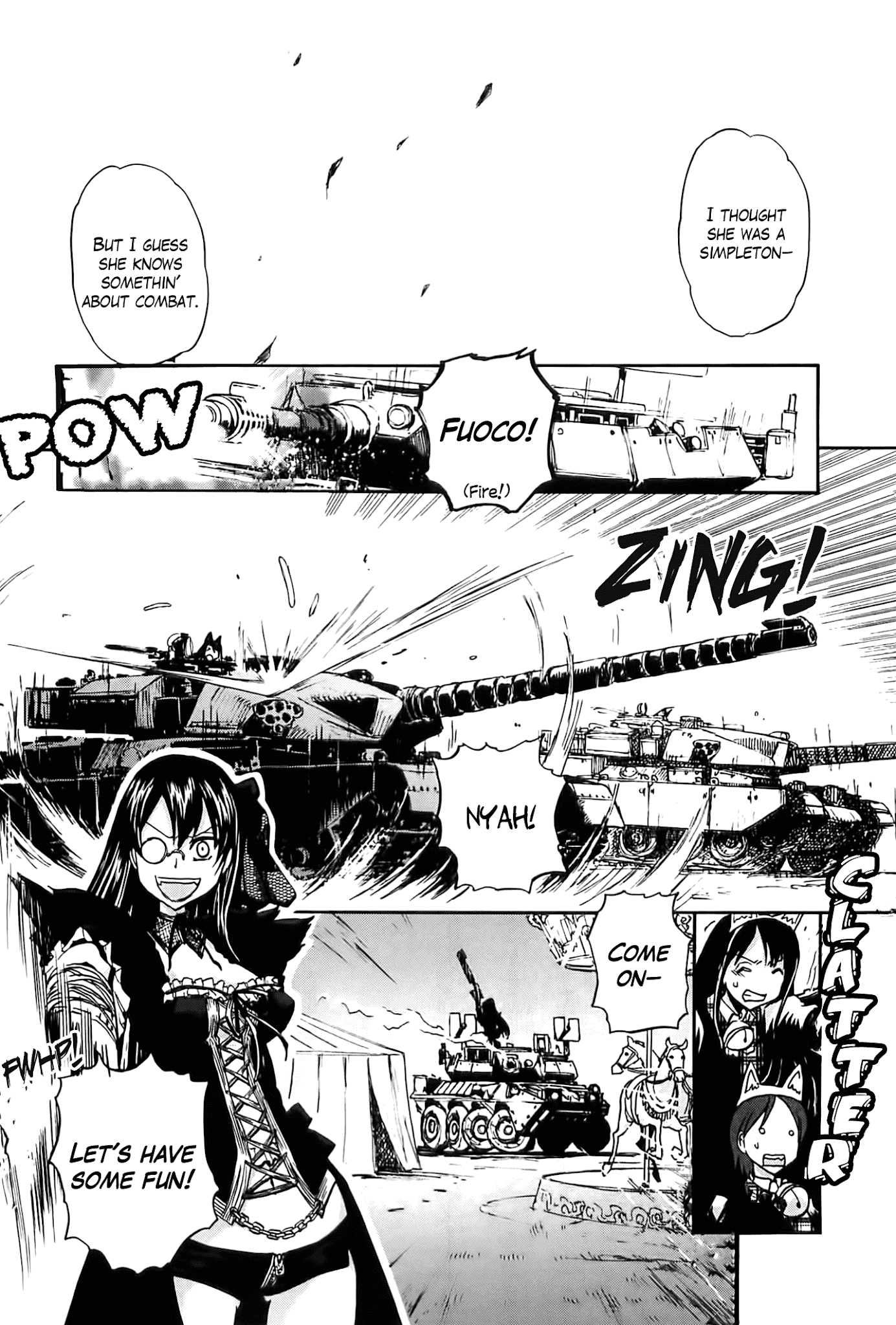 Sailor Fuku to Juusensha Chapter 25 page 12 - Chapter 25: See It Through! The Strongest Tank Brigade in Osaka