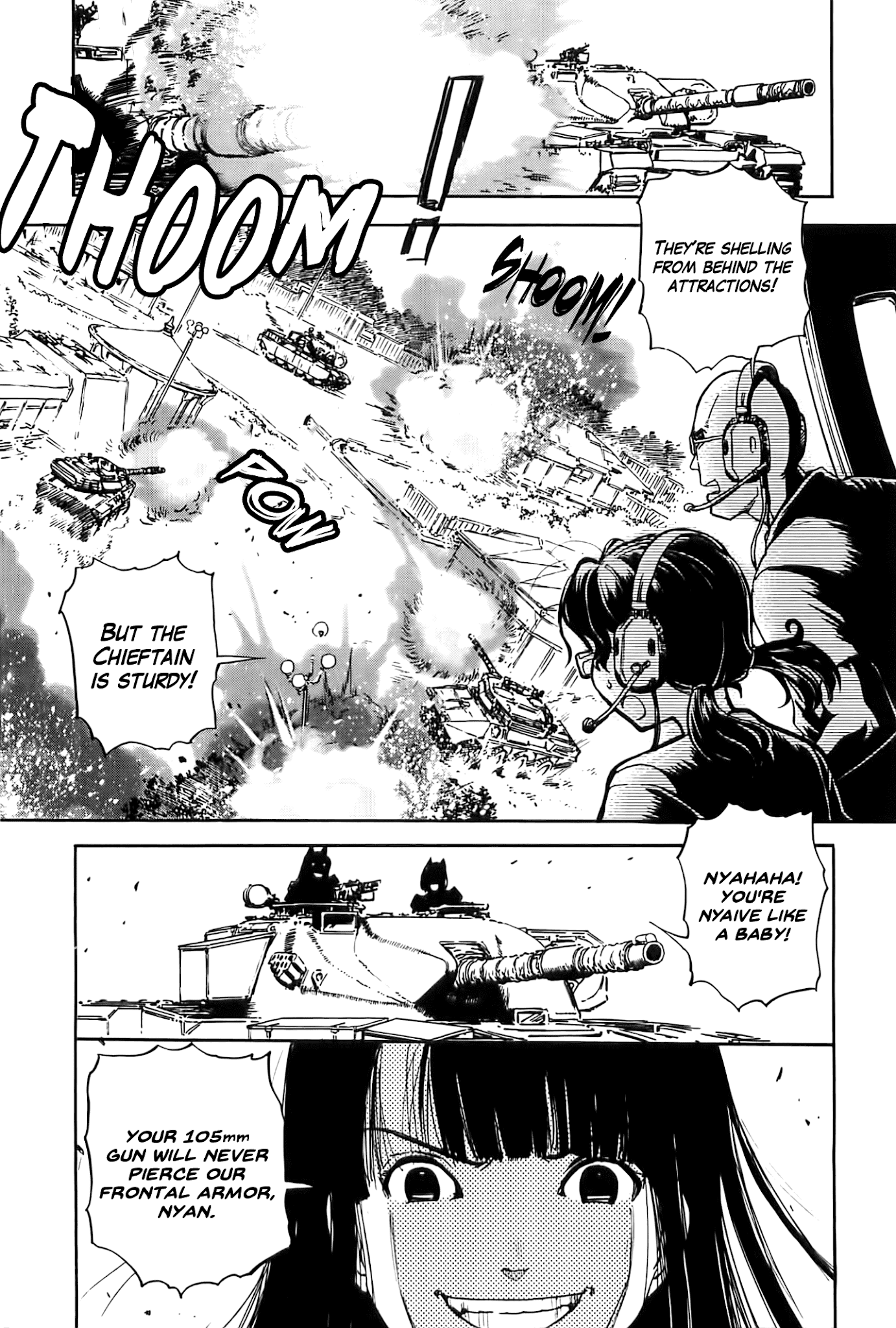 Sailor Fuku to Juusensha Chapter 25 page 13 - Chapter 25: See It Through! The Strongest Tank Brigade in Osaka