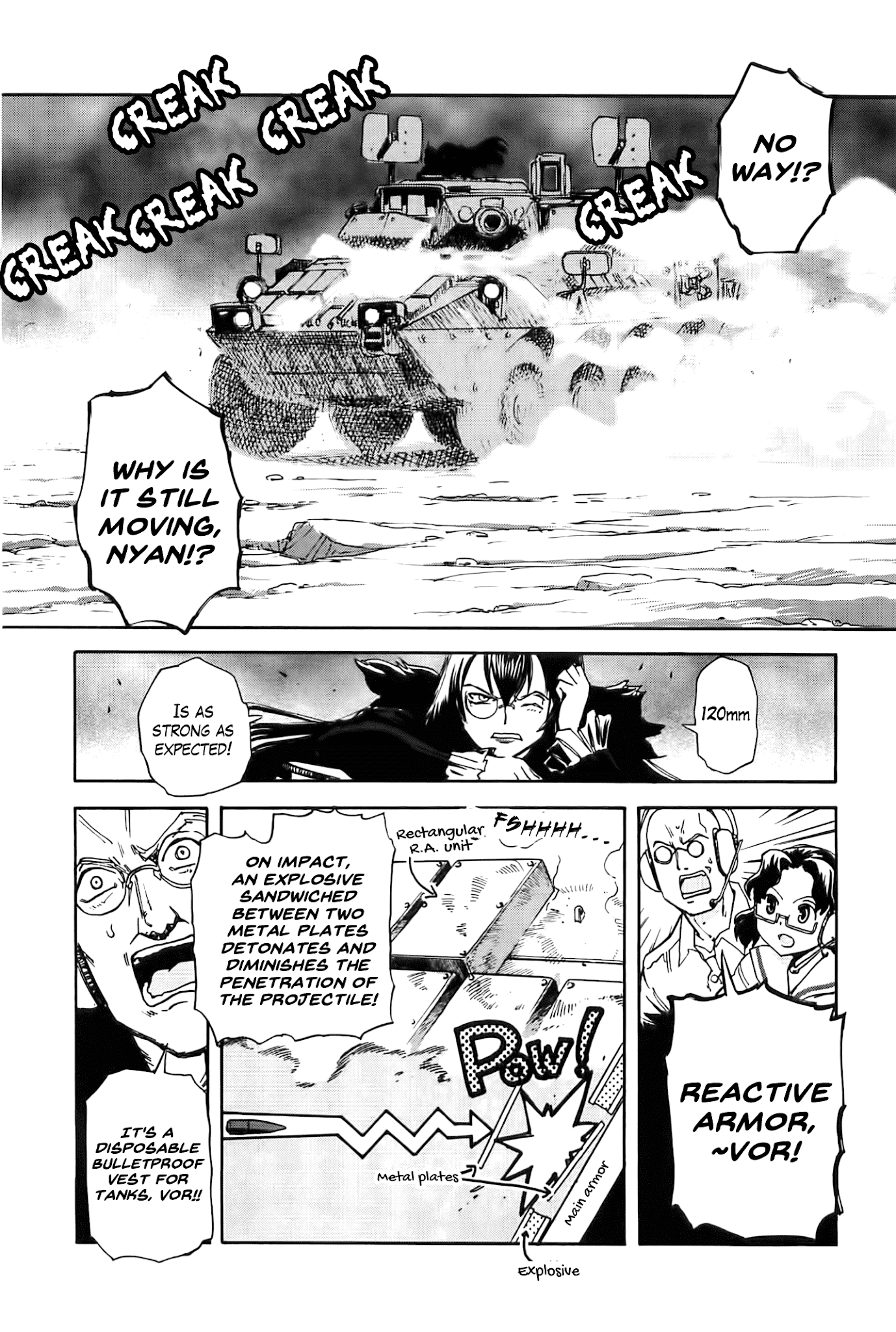 Sailor Fuku to Juusensha Chapter 25 page 17 - Chapter 25: See It Through! The Strongest Tank Brigade in Osaka