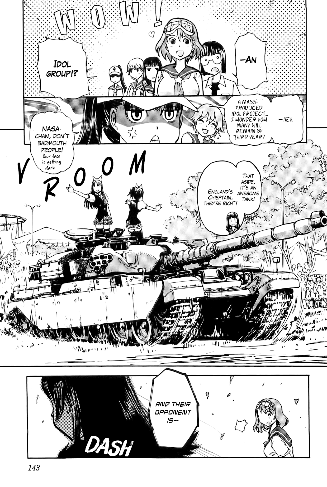 Sailor Fuku to Juusensha Chapter 25 page 5 - Chapter 25: See It Through! The Strongest Tank Brigade in Osaka