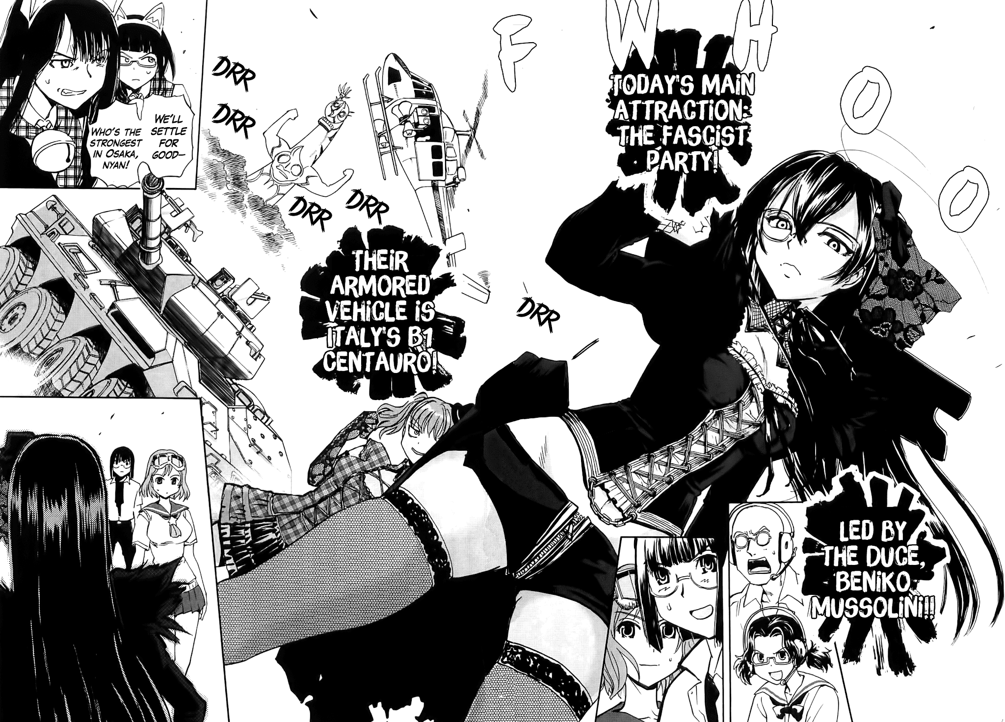 Sailor Fuku to Juusensha Chapter 25 page 6 - Chapter 25: See It Through! The Strongest Tank Brigade in Osaka