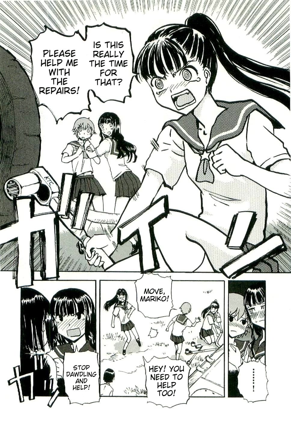 Sailor Fuku to Juusensha Chapter 27 page 10 - Chapter 27: Show it! The True Power of the Stray Medium Tank Association!!
