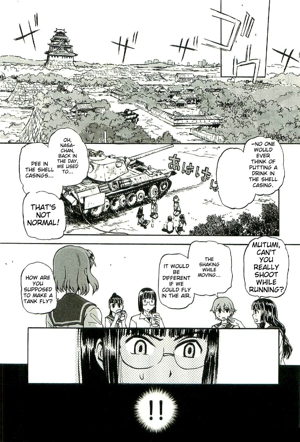 Sailor Fuku to Juusensha Chapter 27 page 15 - Chapter 27: Show it! The True Power of the Stray Medium Tank Association!!