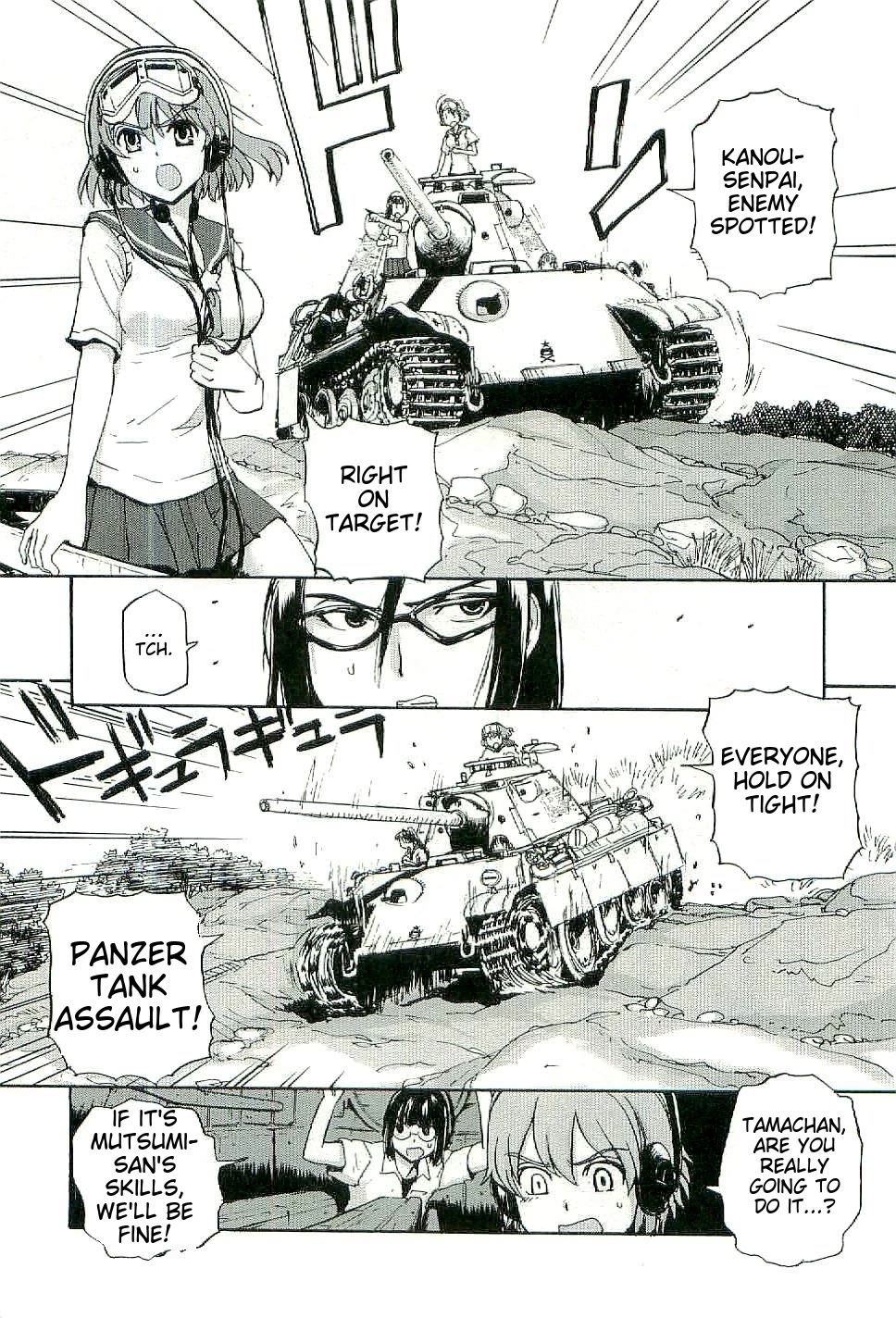 Sailor Fuku to Juusensha Chapter 27 page 24 - Chapter 27: Show it! The True Power of the Stray Medium Tank Association!!