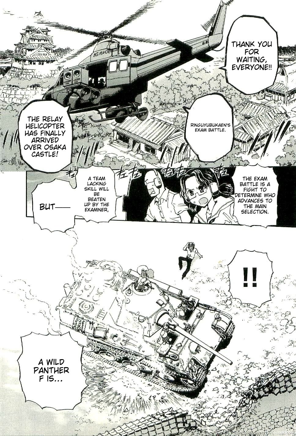 Sailor Fuku to Juusensha Chapter 27 page 5 - Chapter 27: Show it! The True Power of the Stray Medium Tank Association!!