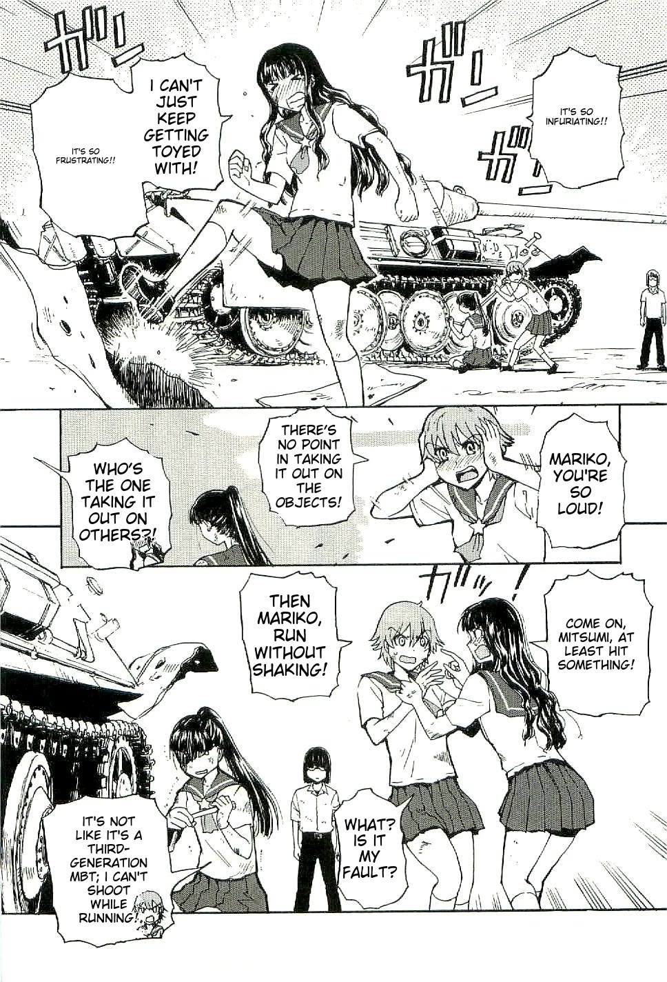 Sailor Fuku to Juusensha Chapter 27 page 9 - Chapter 27: Show it! The True Power of the Stray Medium Tank Association!!